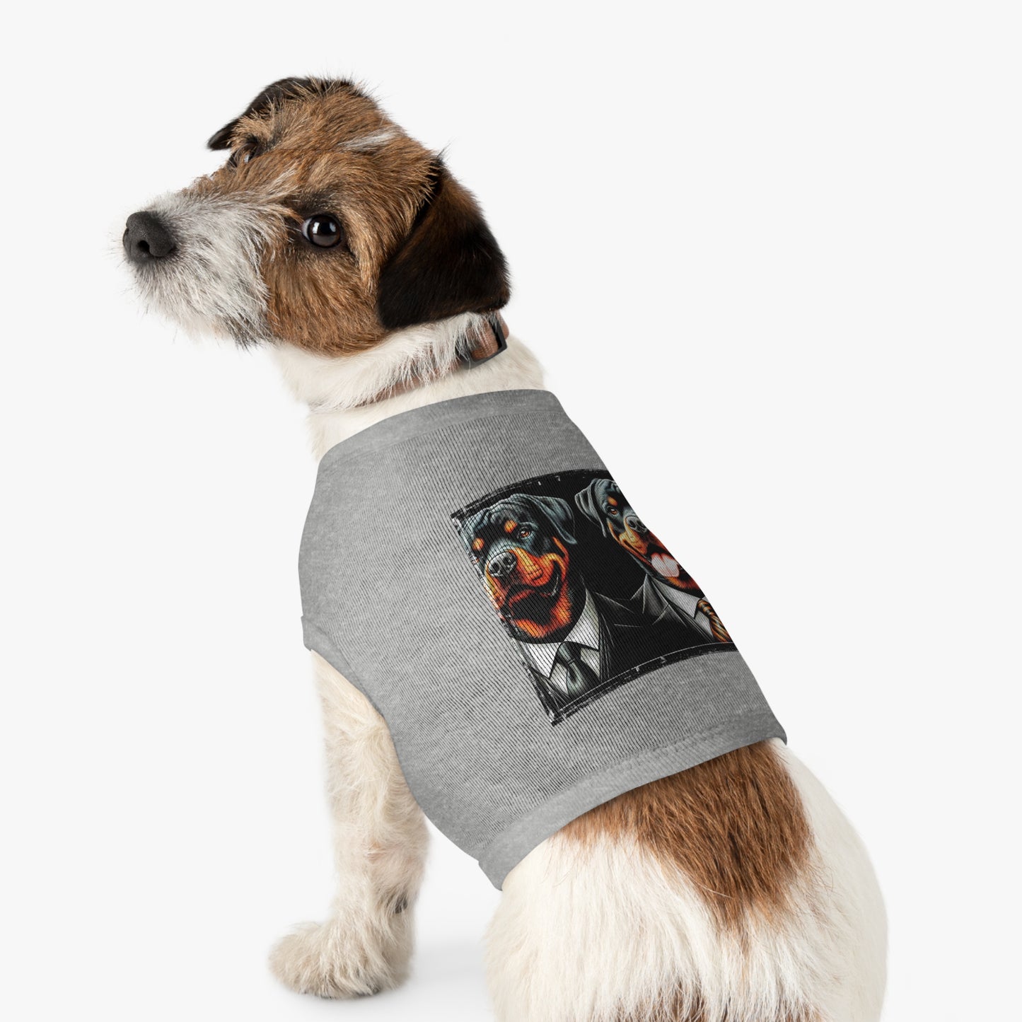 Pet Tank Top Rottie two suits Pets Printify