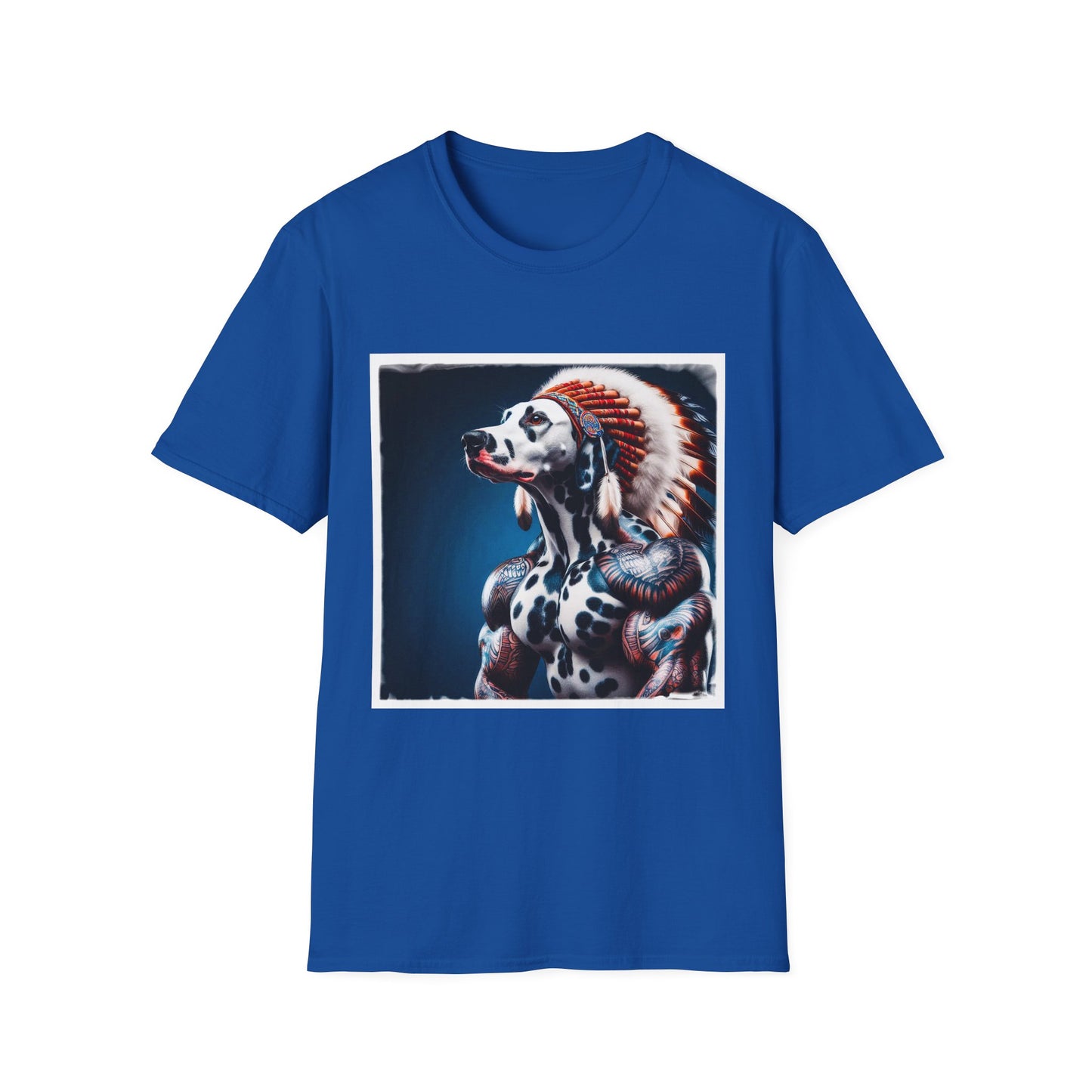 Dalmatian indian hero t shirt T-Shirt Printify XS Royal