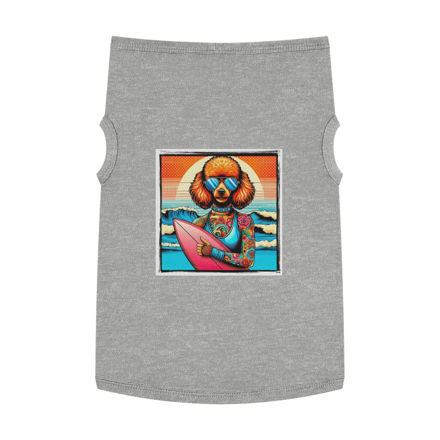Pet Tank Top Poodle Pets Printify XL Heather