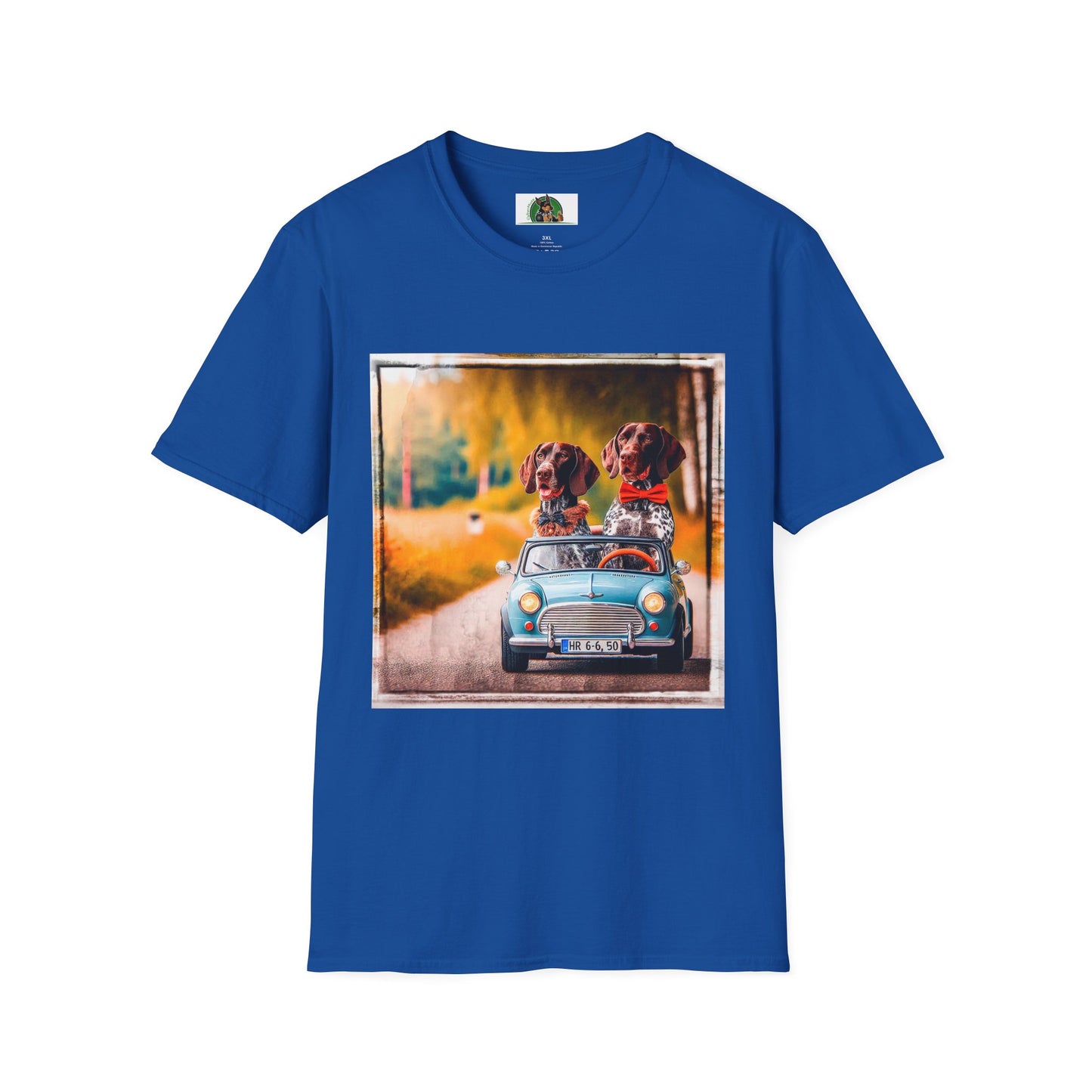 Wacky German Shorthaired Pointer happy friends t shirt T-Shirt Printify XS Royal