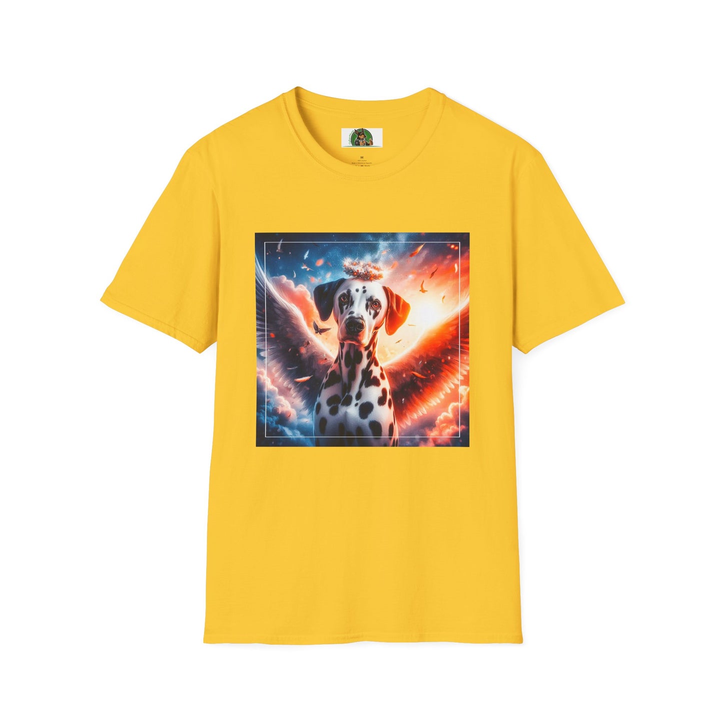 Dalmatian heavenly angel t shirt T-Shirt Printify S Daisy