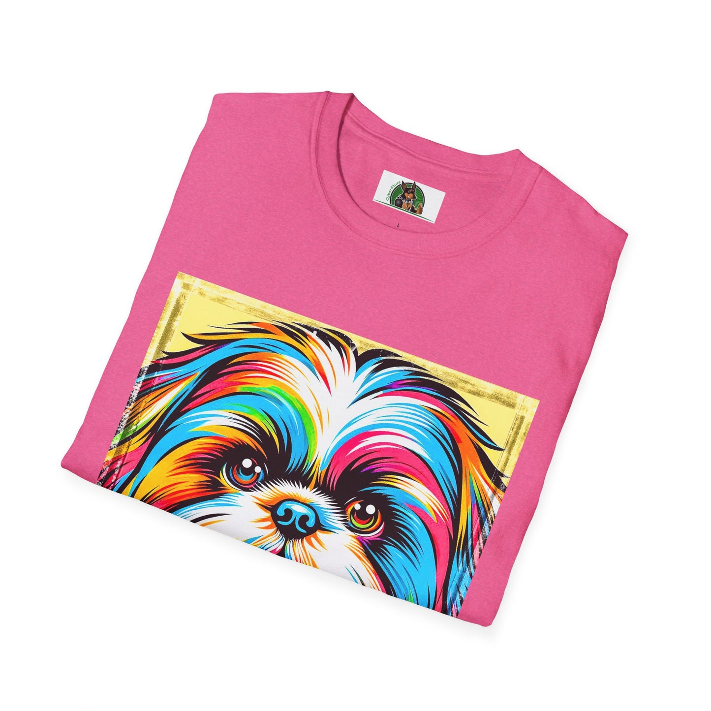 Shih Tzu colorful puppy shirt
