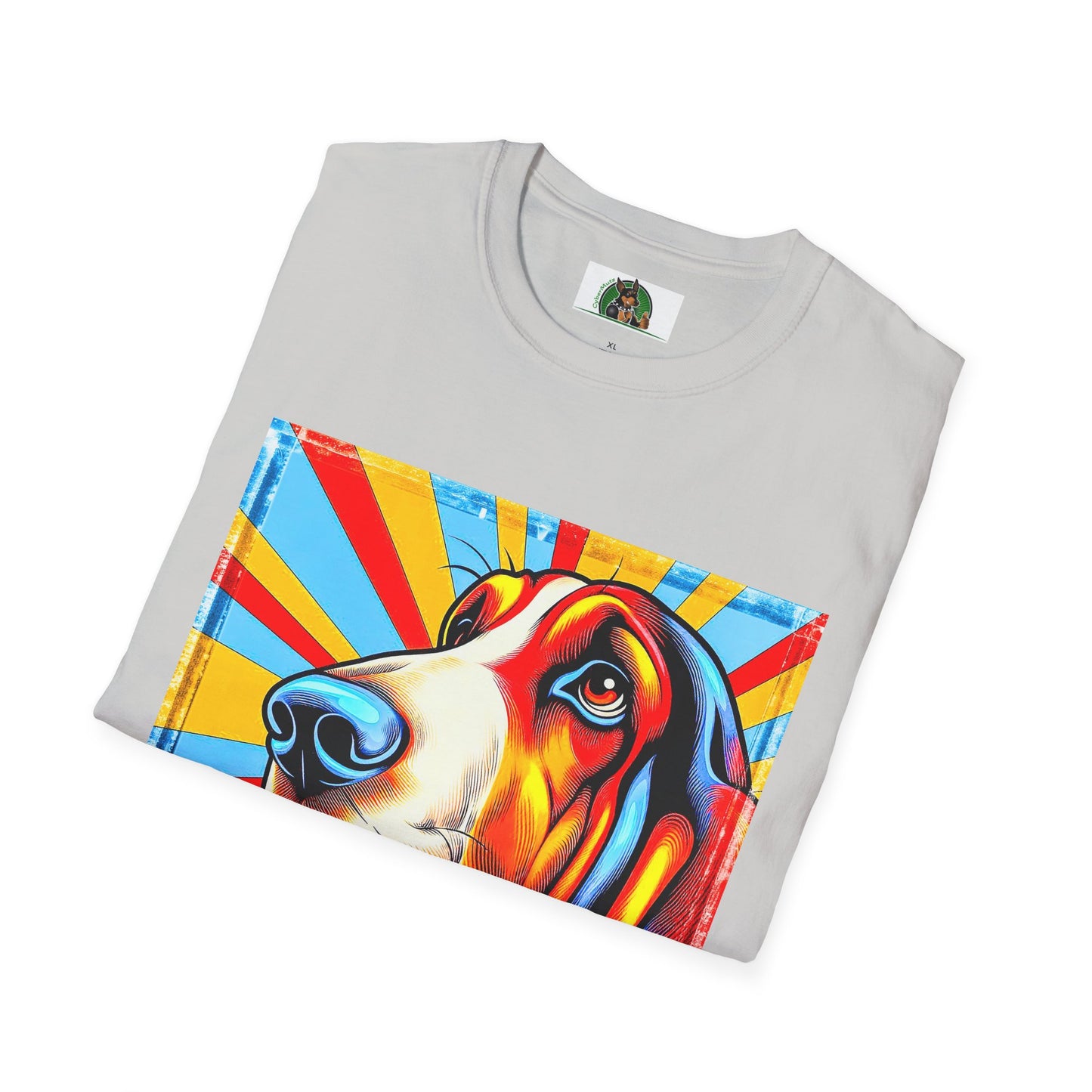 Basset Hound Bright Pop Art Pic