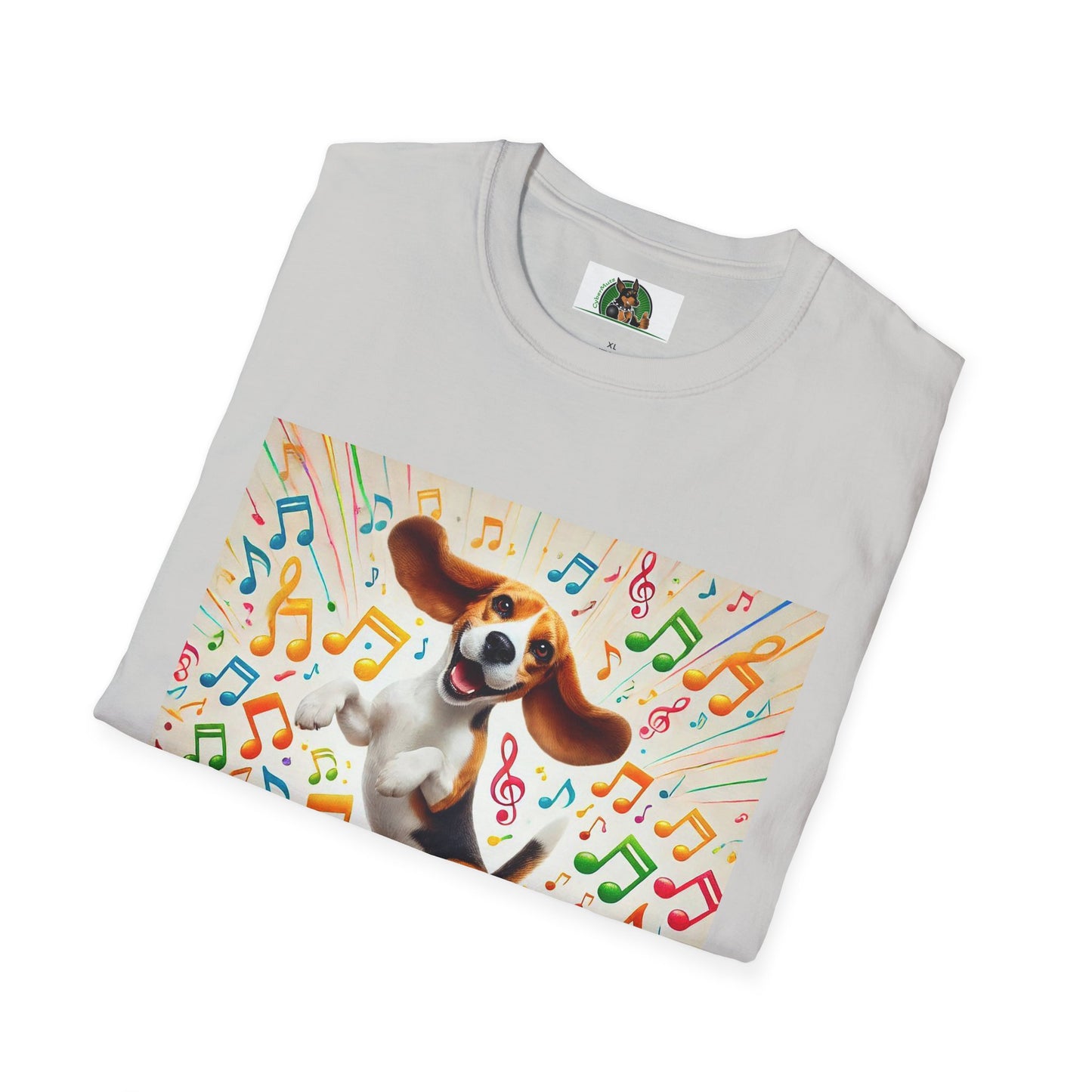 Beagle Dancing T-Shirt - Unisex Softstyle Tee