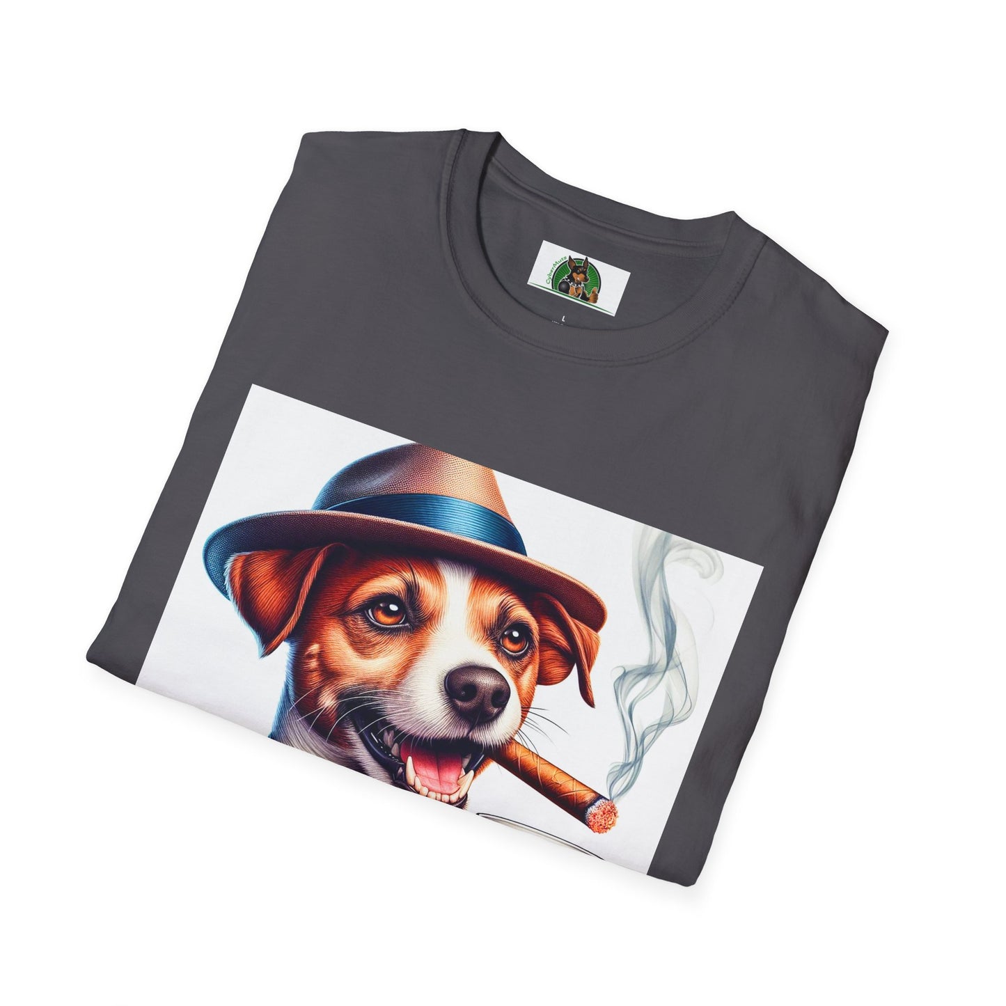 Jack Russell Stogey Whiskey T-Shirt Printify