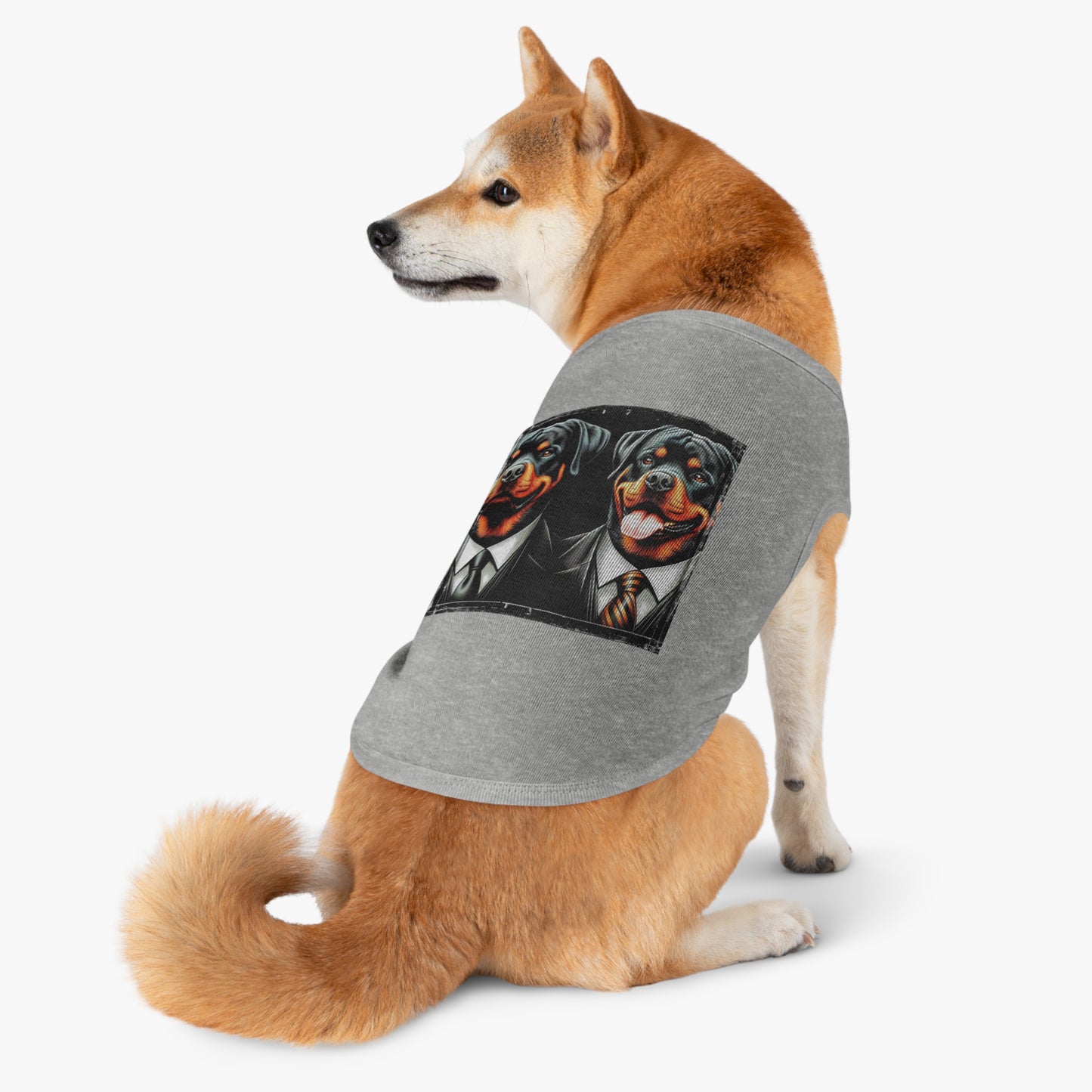 Pet Tank Top Rottie two suits Pets Printify