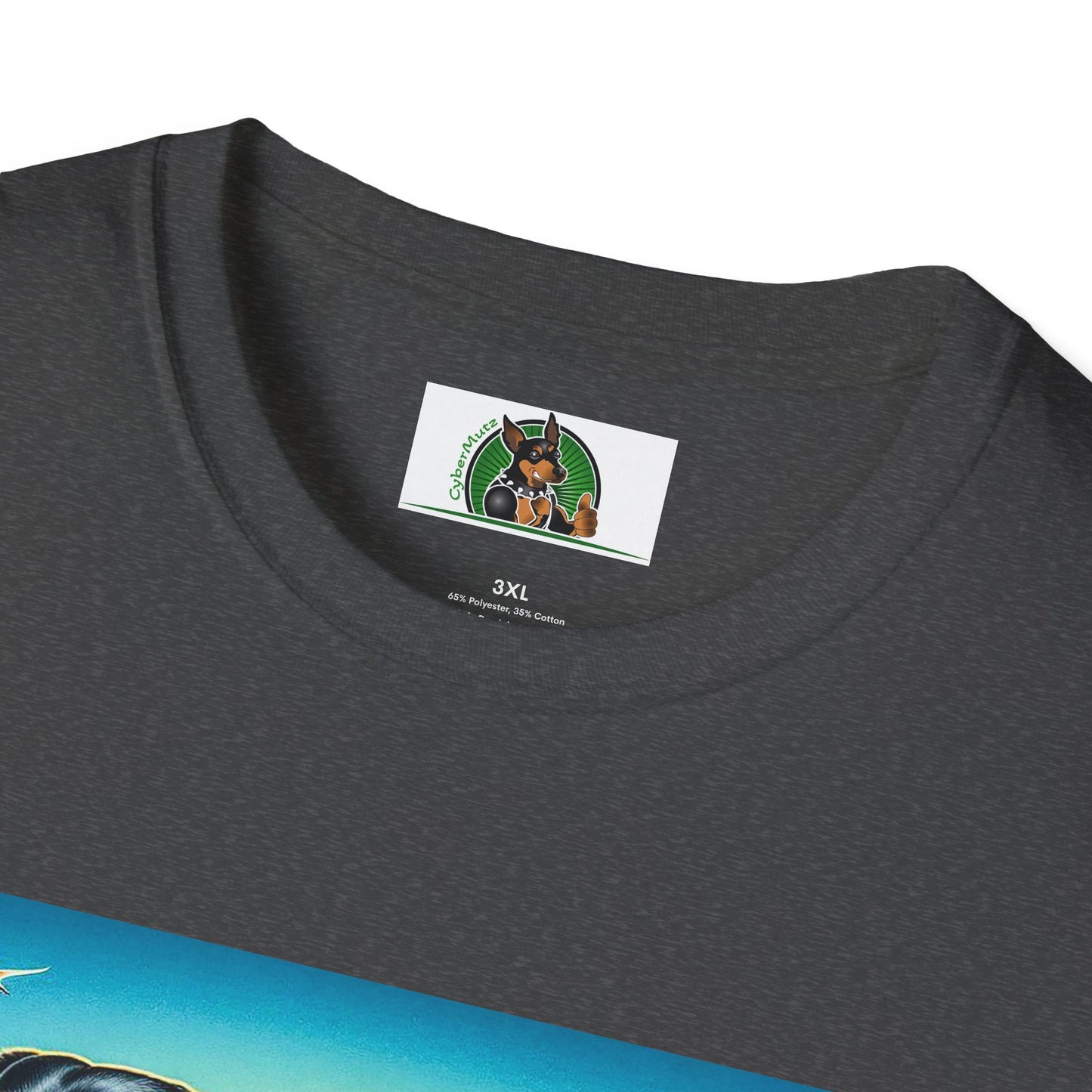 Dachshund car driving t shirt T-Shirt Printify