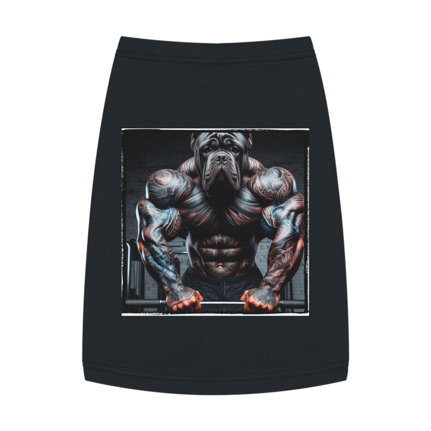 Pet Tank Top Cane Corso Super Buffed Pets Printify M Black