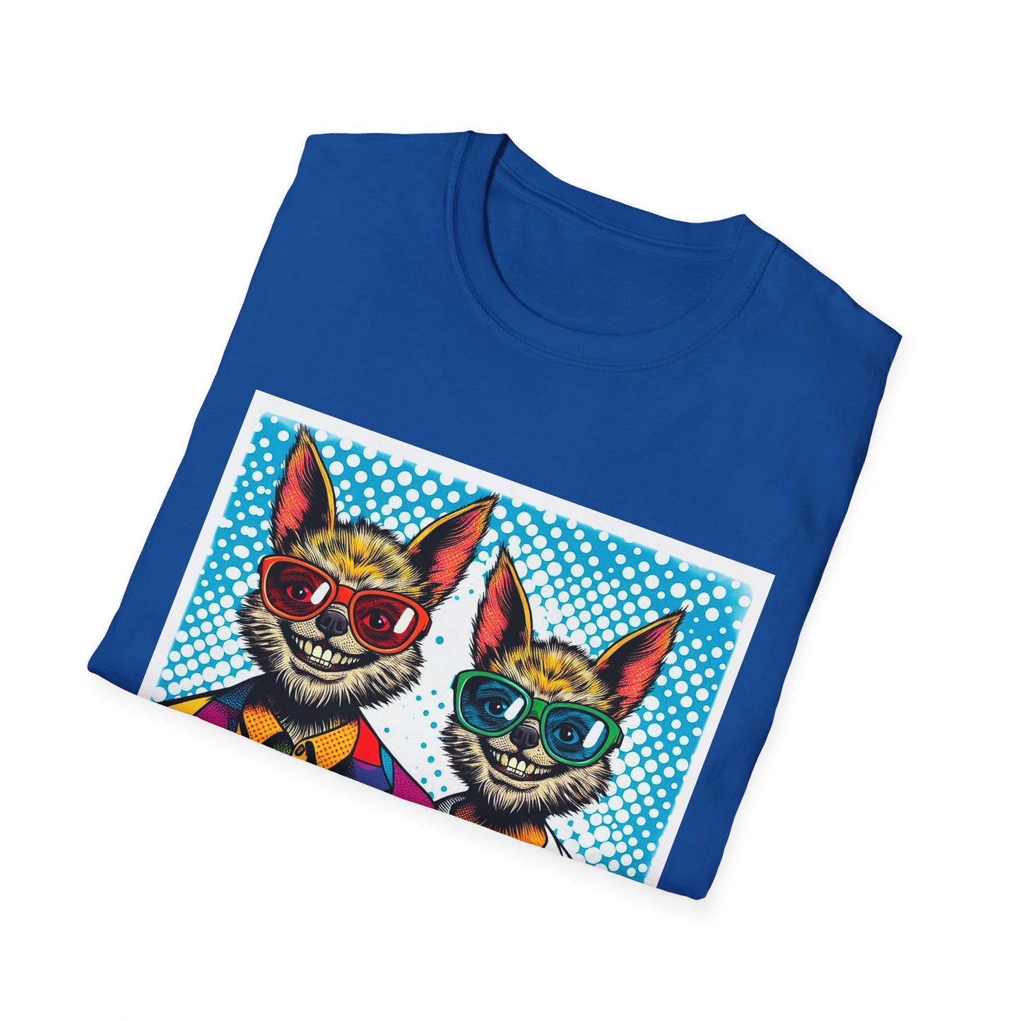 Chupacabra smiling couple t shirt T-Shirt Printify