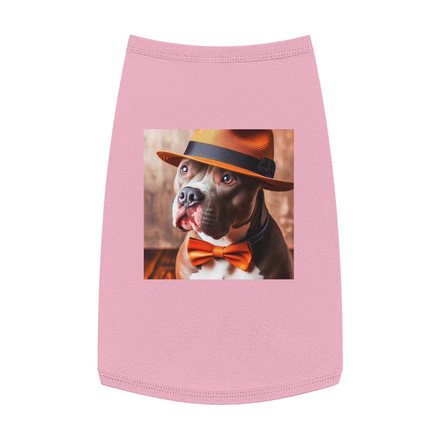 Pet Tank Top Pit Bull pretty boy Pets Printify L Pink