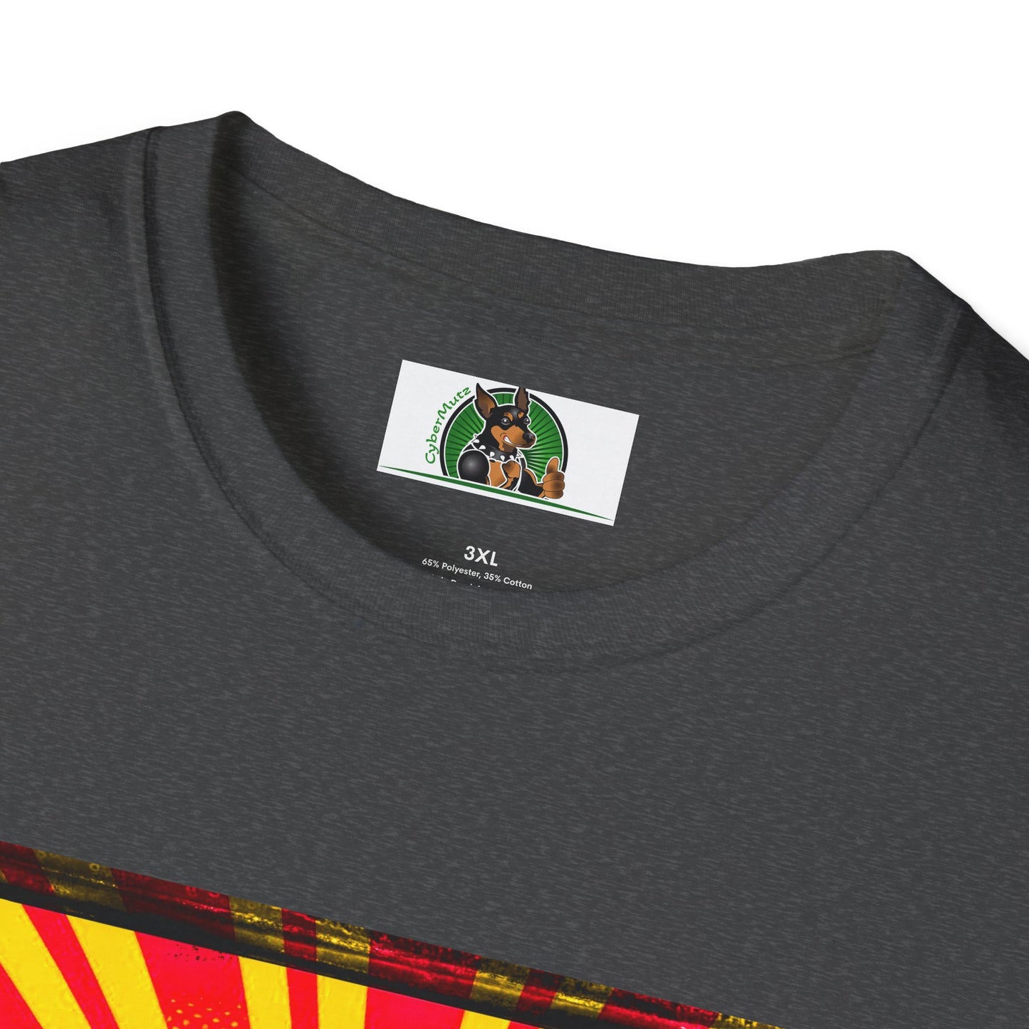 Dalmatian colorful surfing t shirt T-Shirt Printify