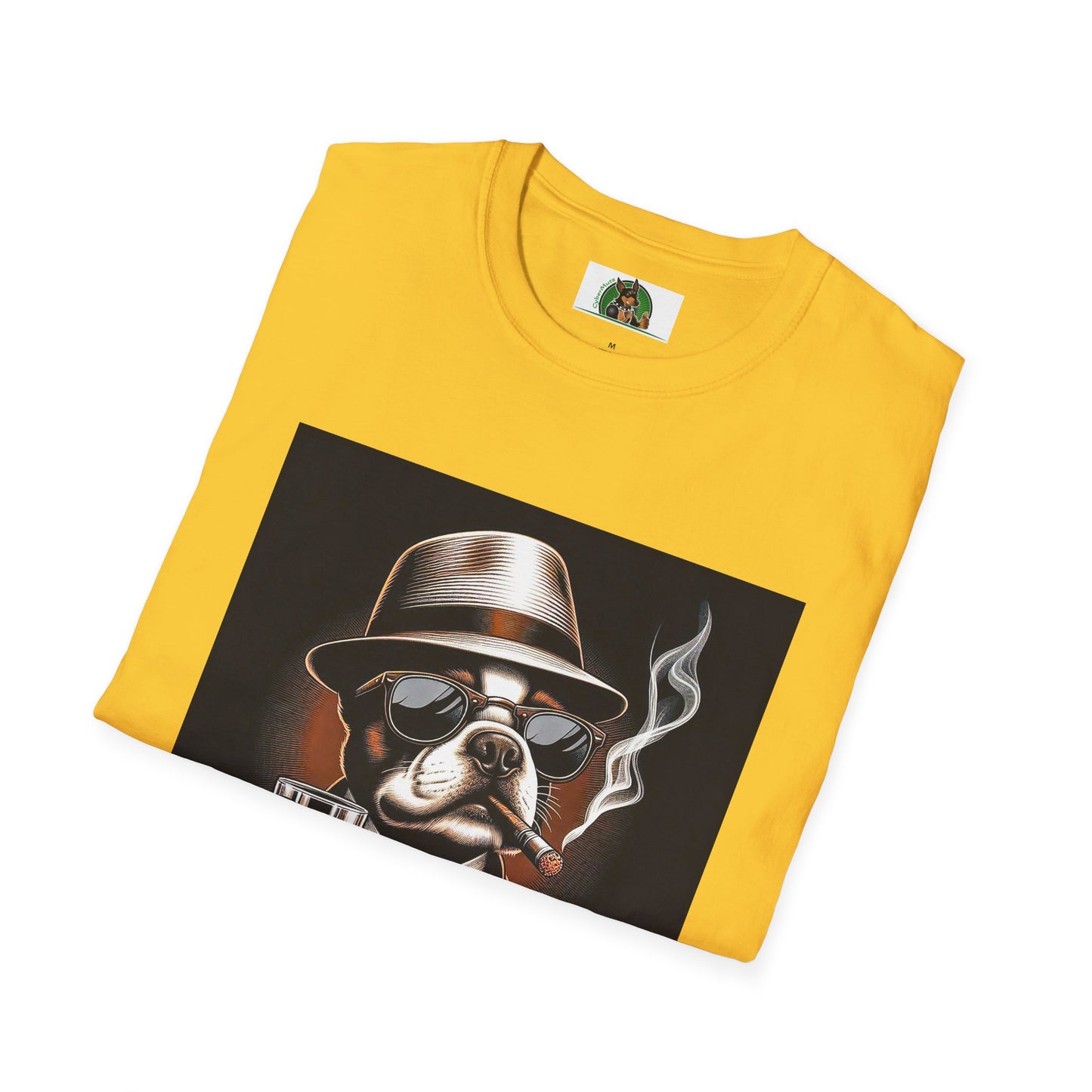 Boston Terrier Smoking T-shirt