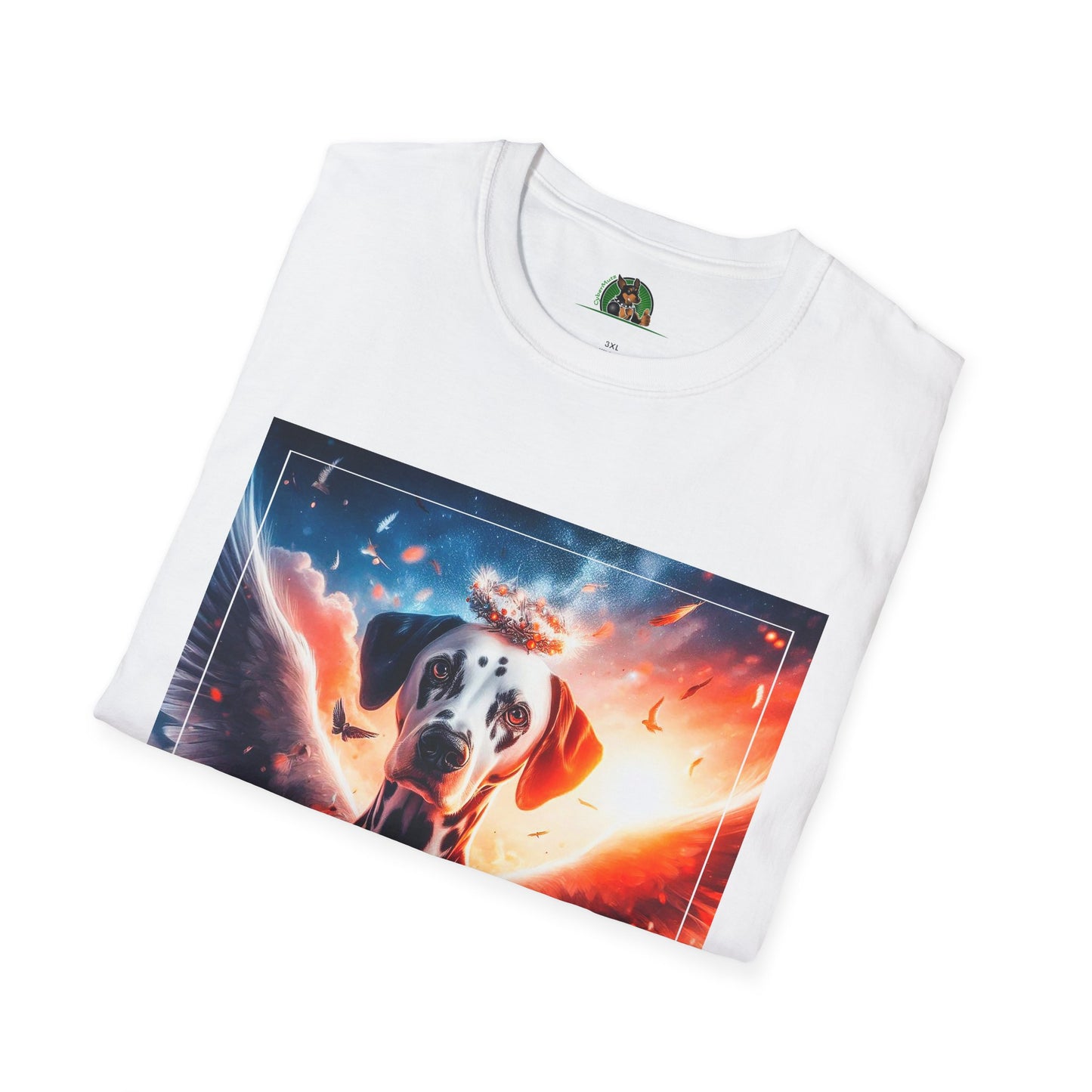 Dalmatian heavenly angel t shirt T-Shirt Printify