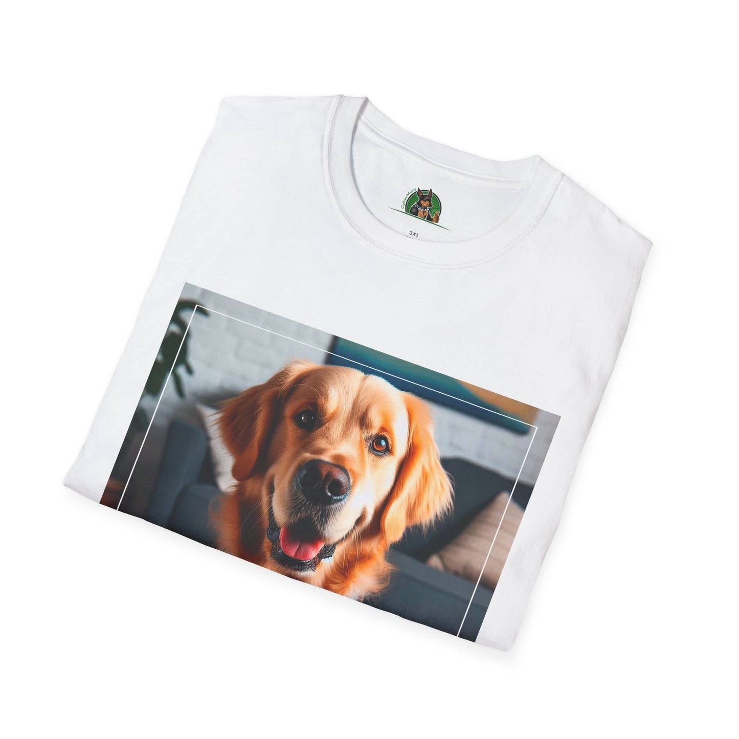 Golden Retriever working professional shirt T-Shirt Printify