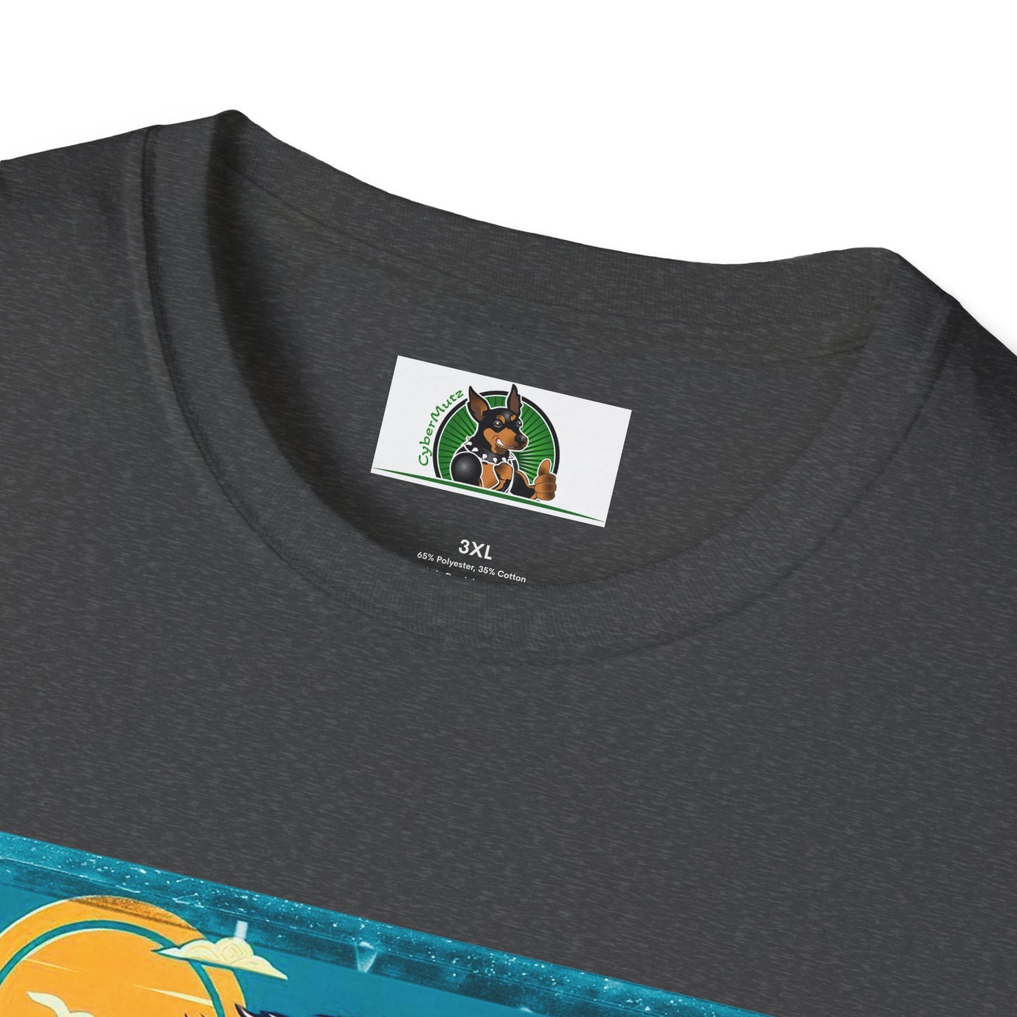 Golden Retriever surfing beauty shirt T-Shirt Printify