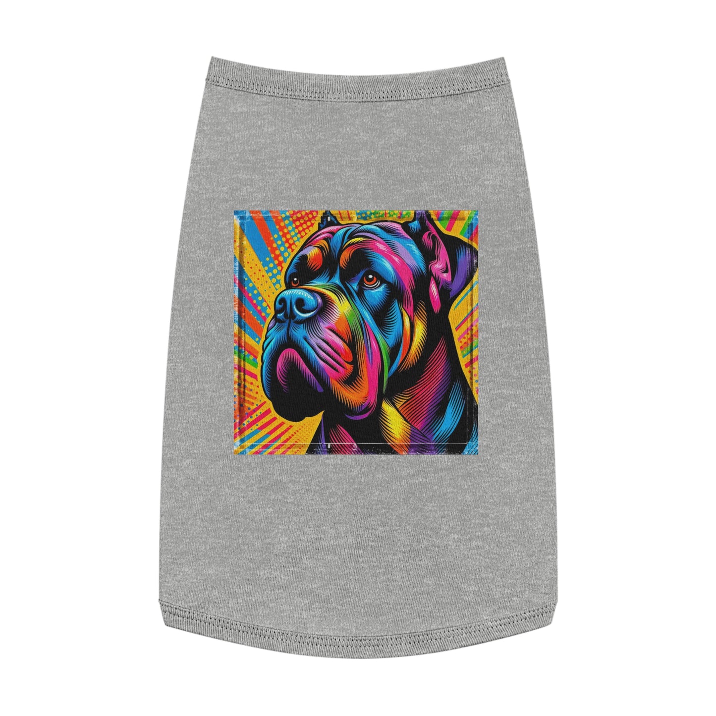 Pet Tank Top Cane Corso Pop Art Pets Printify L Heather