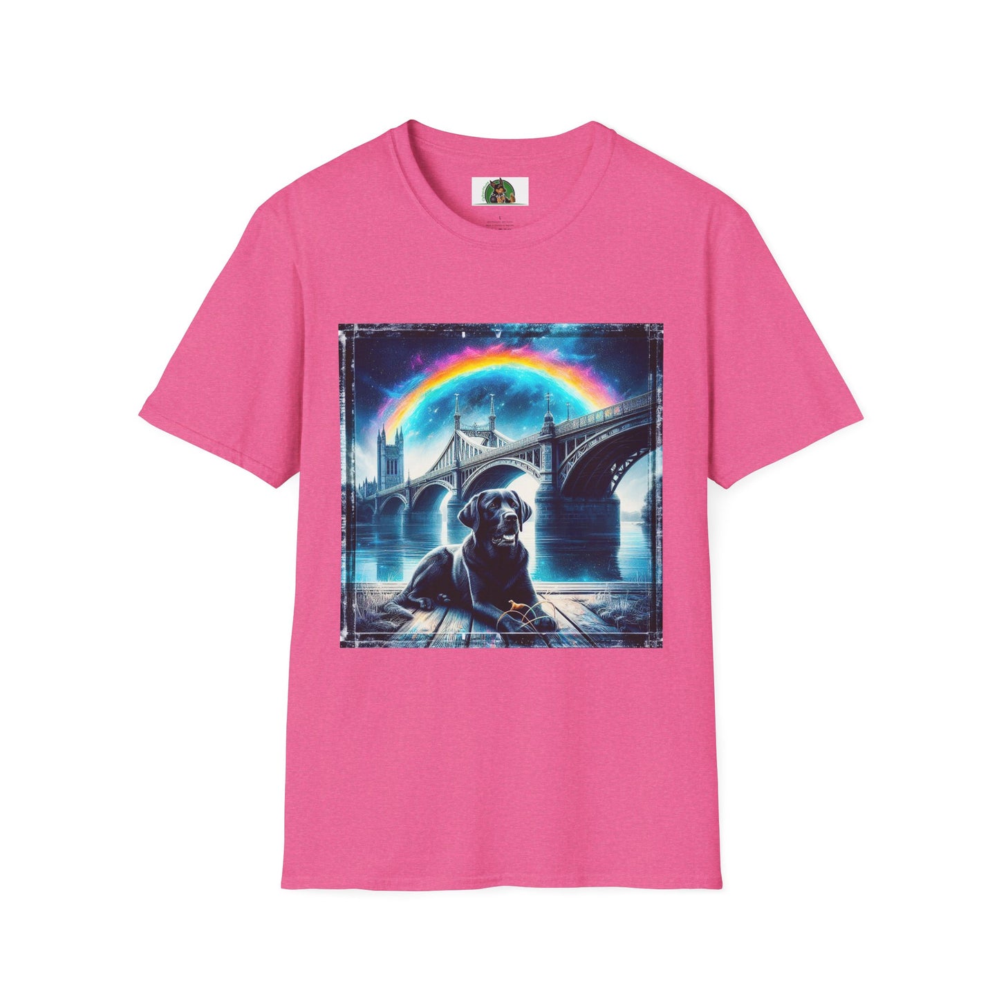 Labrador Retriever T-Shirt Printify S Heather Heliconia