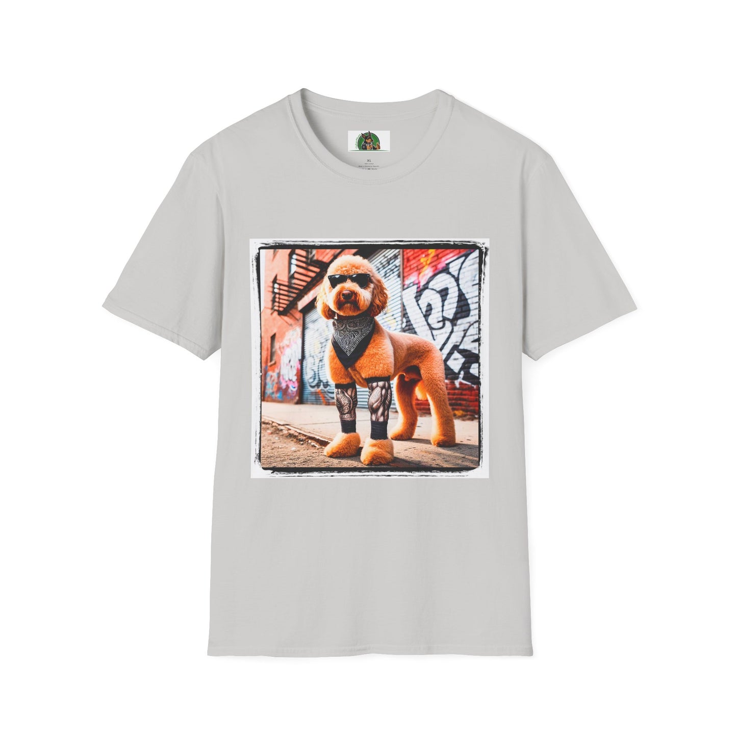 Shepadoodle T-Shirt Printify M Ice Grey
