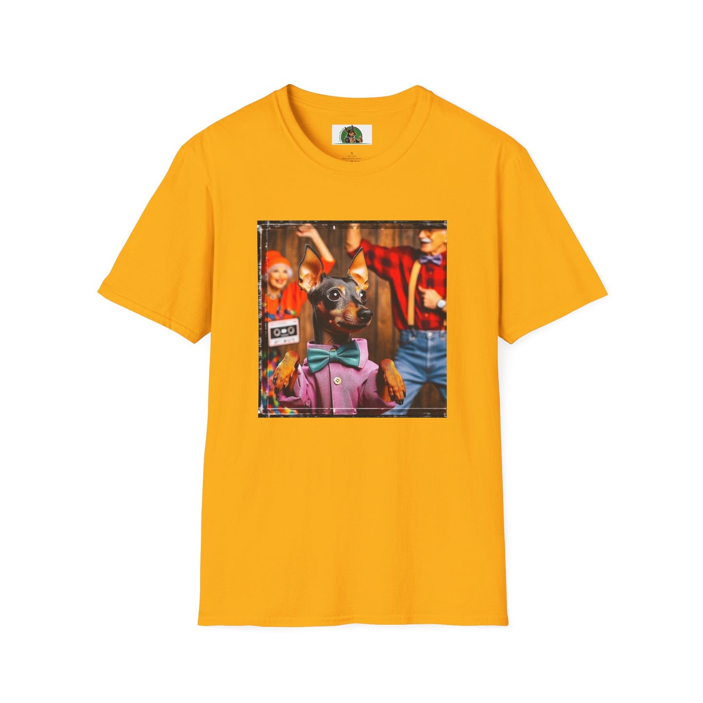 Min Pin T-Shirt party fun T-Shirt Printify S Gold