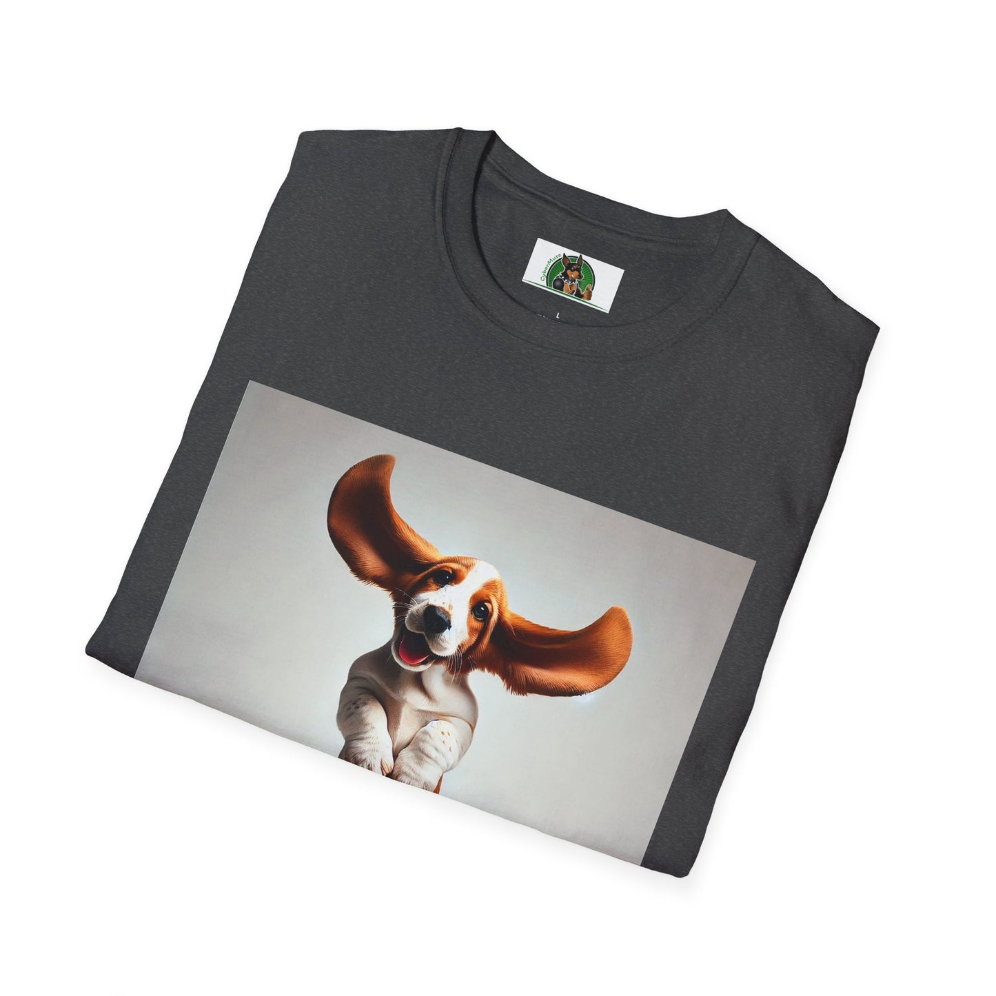 Bassett Hound T-Shirt - Dancing Dog Design T-Shirt Printify