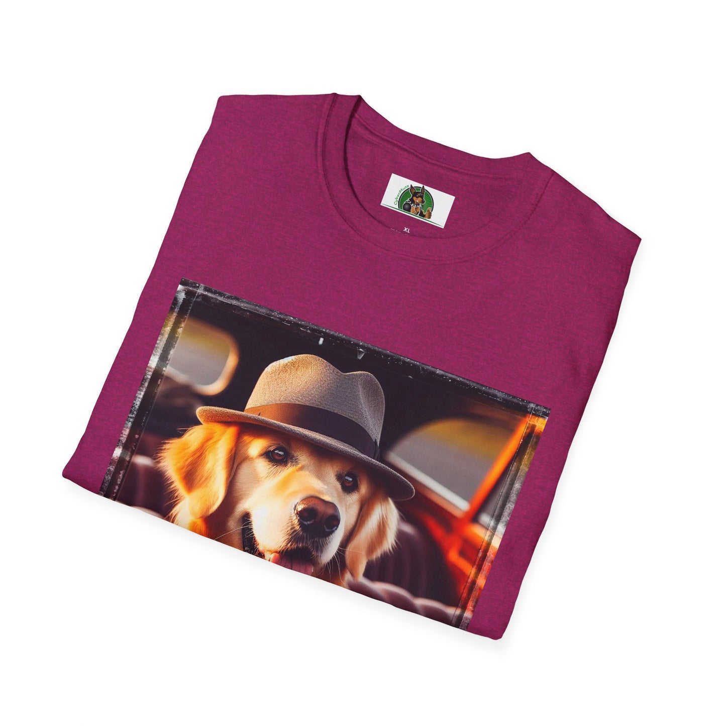 Golden Retriever driving fun shirt