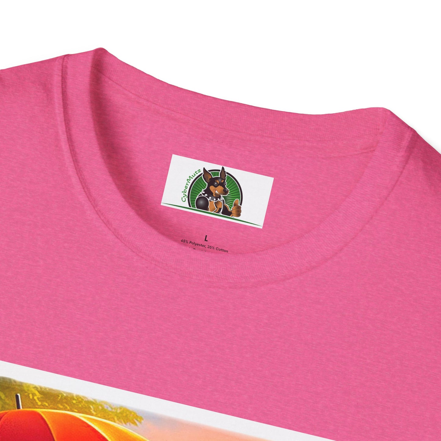 Wacky Beagle Couple In Tiny Car T-Shirt Printify