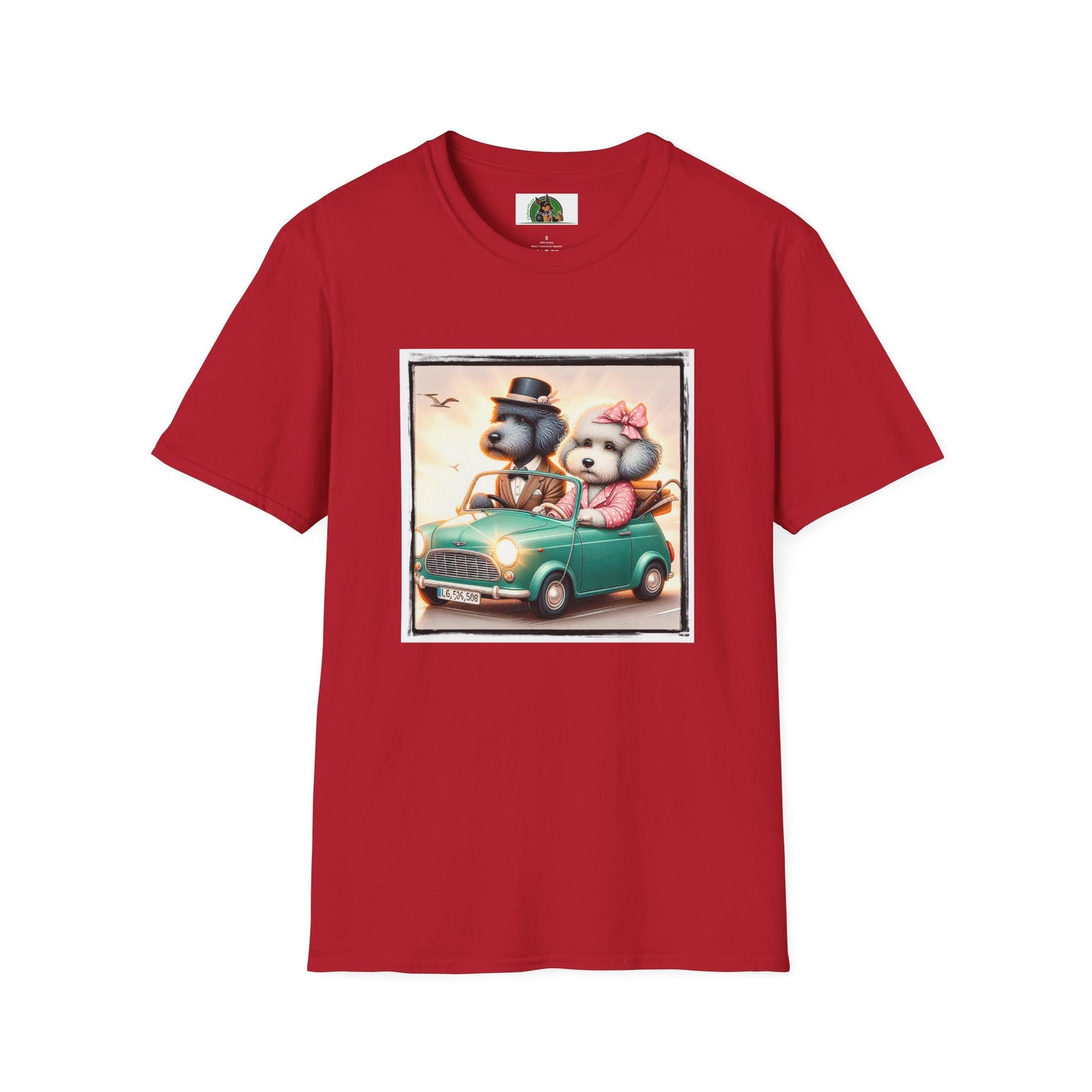 Wacky Shepadoodle T-Shirt Printify S Cherry Red