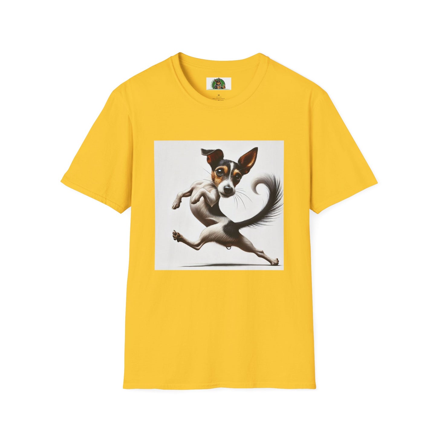 Dancing Rat Terrier T-Shirt T-Shirt Printify S Daisy