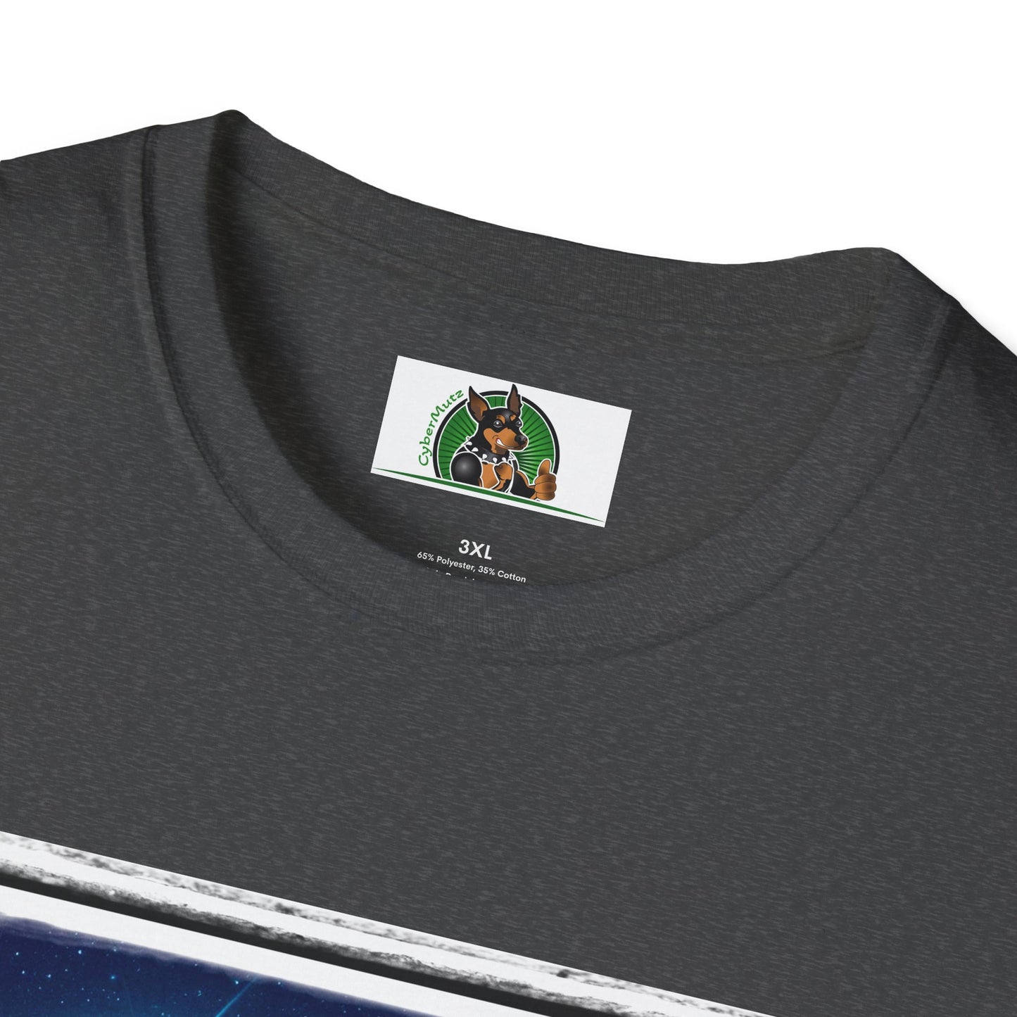 Beagle Sitting Under Rainbow Bridge T-Shirt Printify