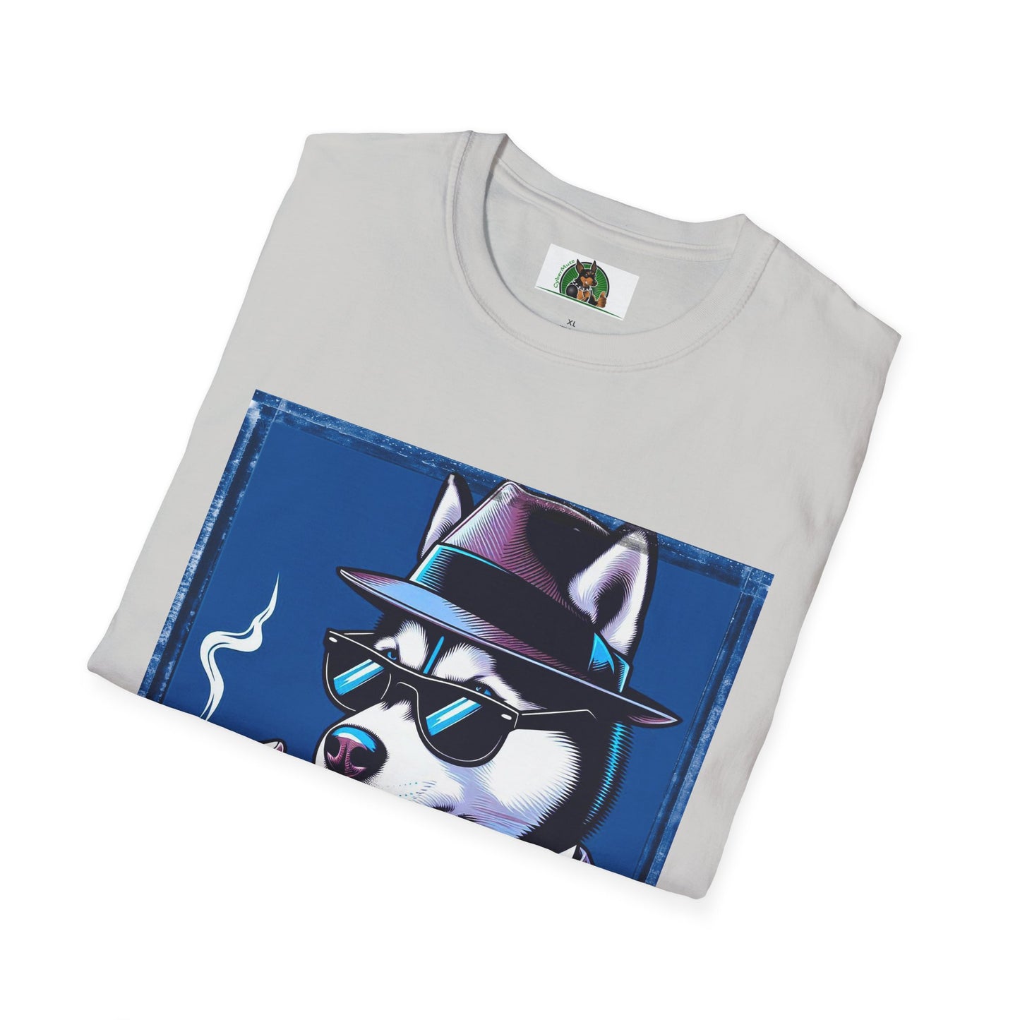 Husky smoking guy