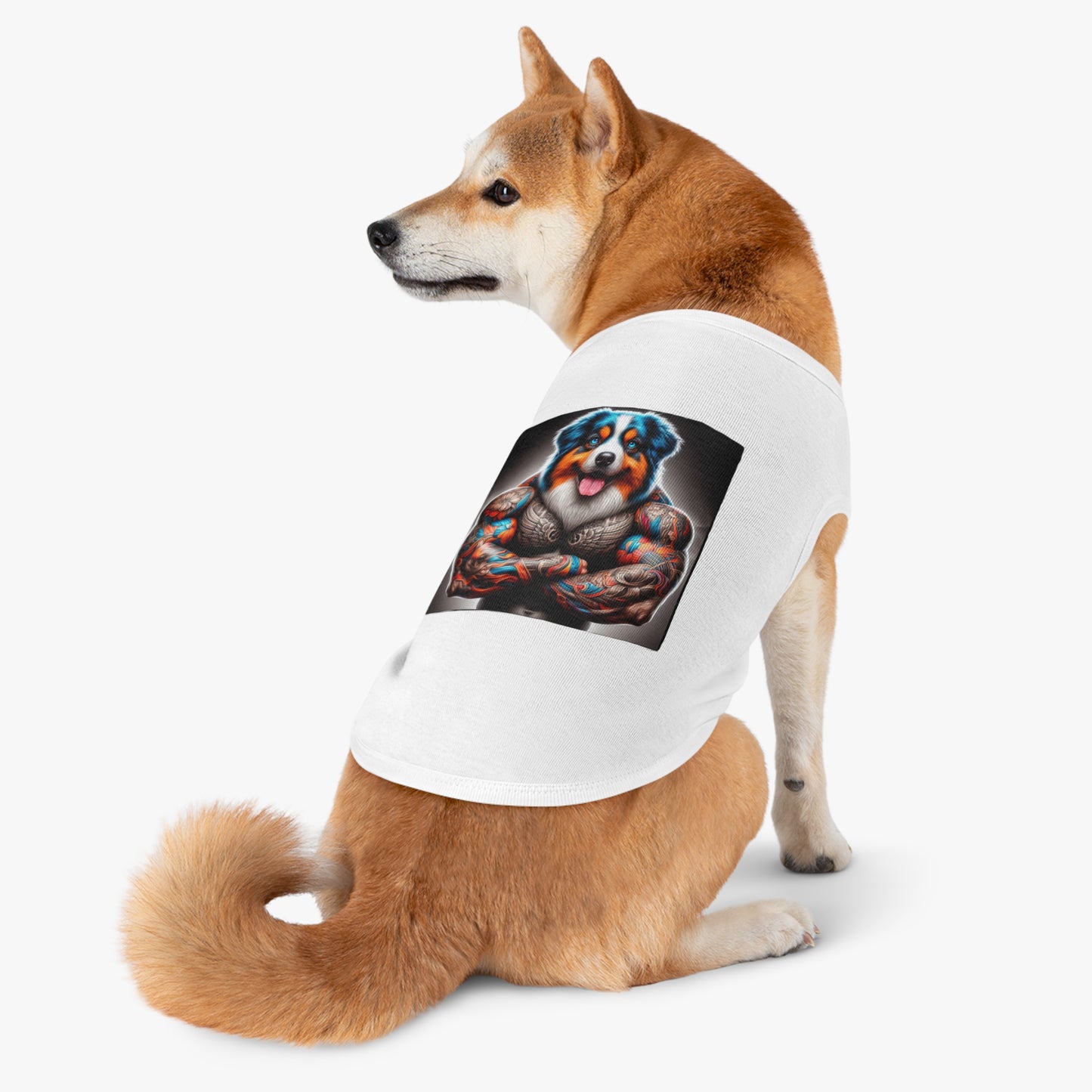 Pet Tank Top Australian Shepherd Pets Printify