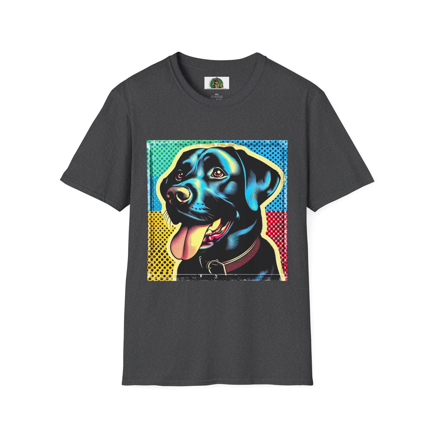 Labrador Retriever pretty boy shirt T-Shirt Printify XS Dark Heather