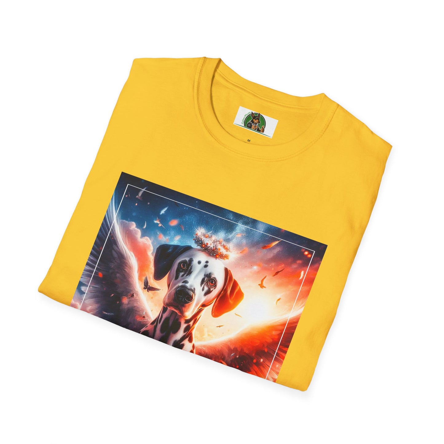 Dalmatian heavenly angel t shirt