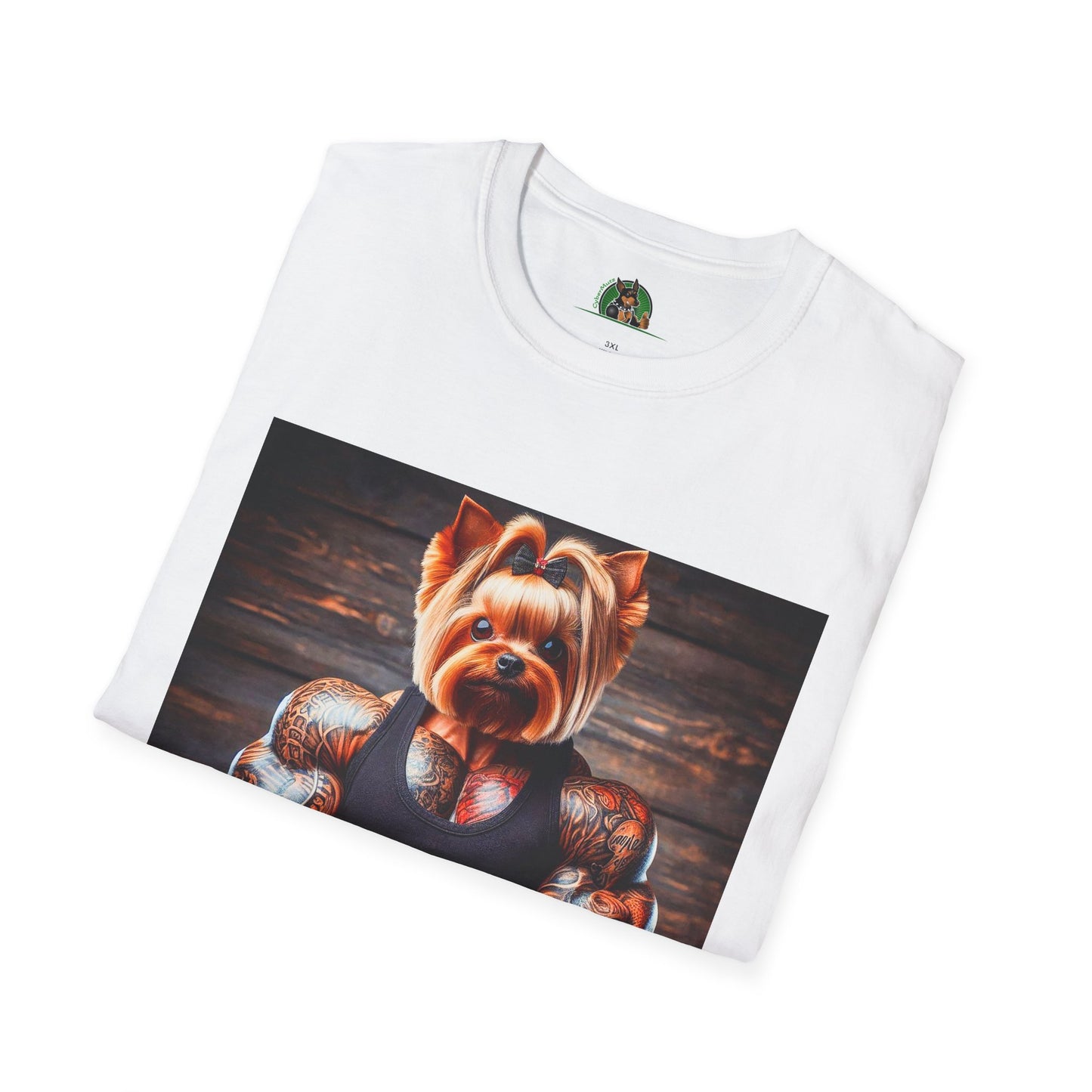 Yorkie gym rat shirt T-Shirt Printify