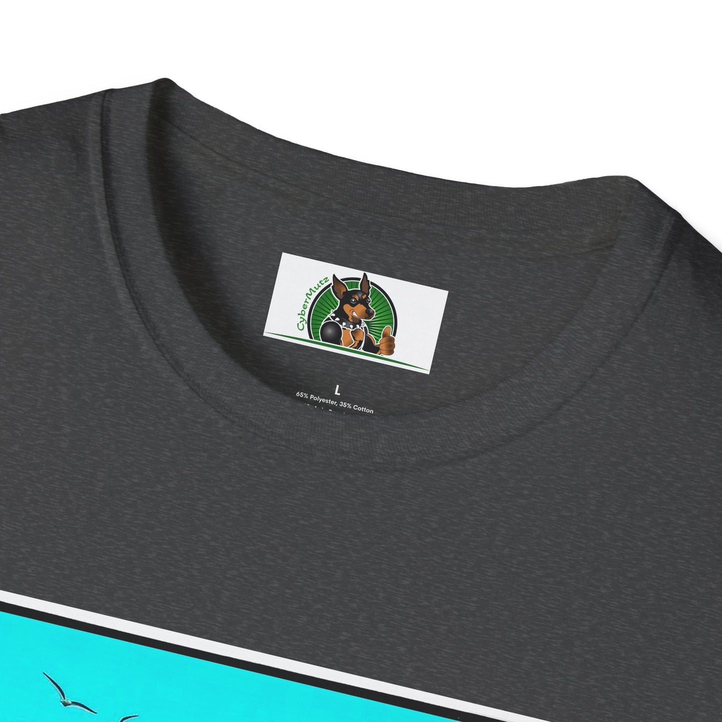 Australian Shepherd Wearing Hawaiian Shirt Surfer Dog T-Shirt Printify