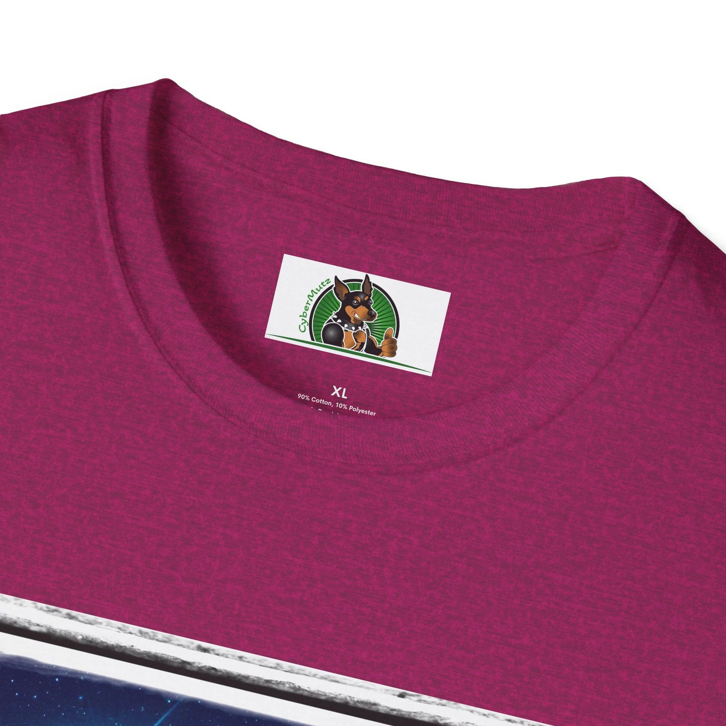 Beagle Sitting Under Rainbow Bridge T-Shirt Printify