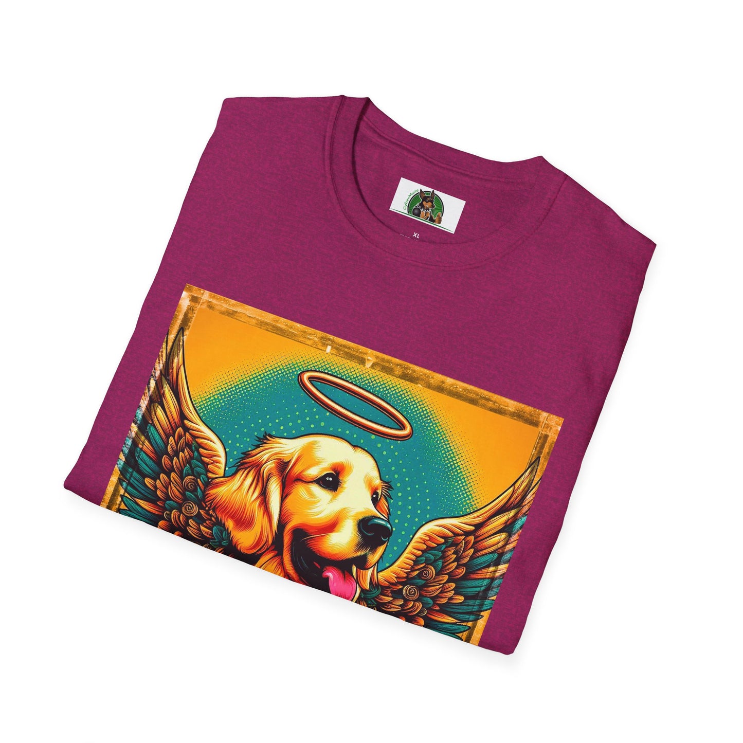 Golden Retriever glowing Angel t shirt