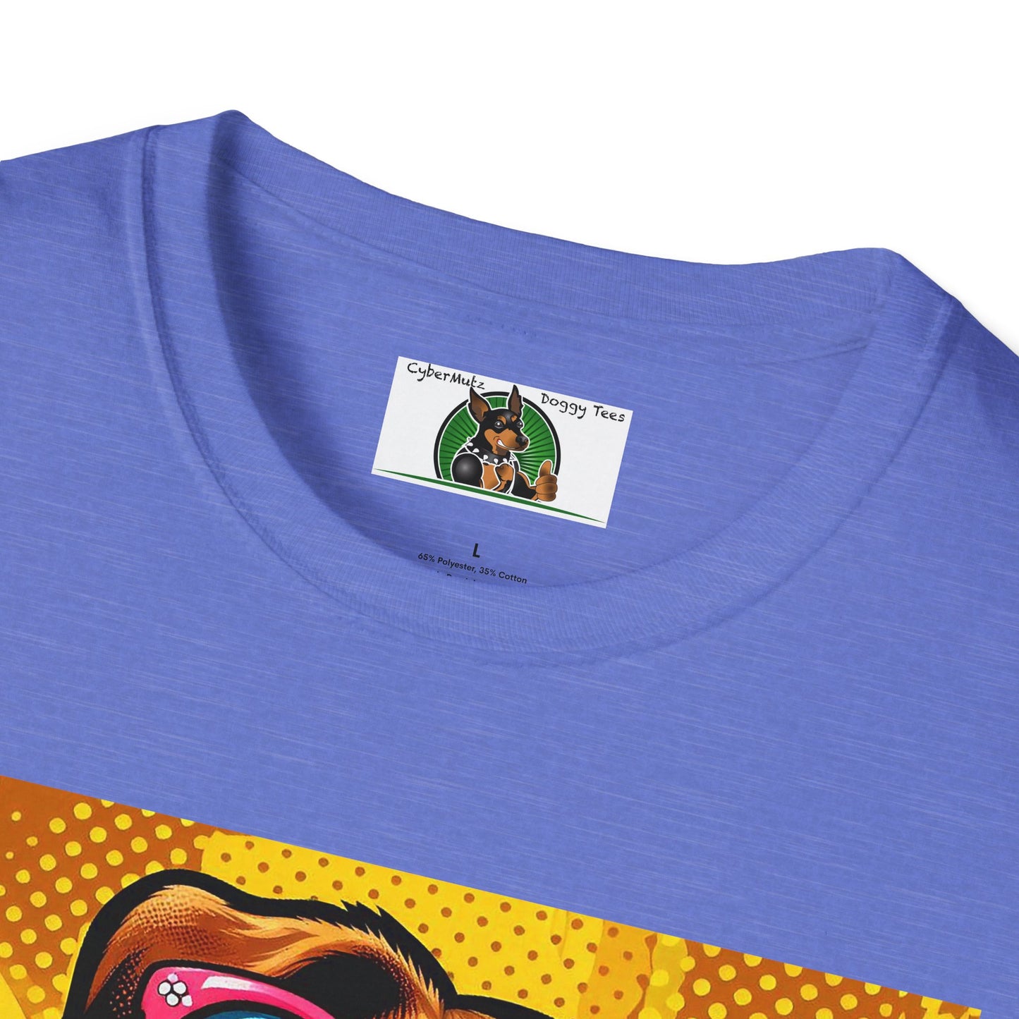 Wacky Surfer Dog T-Shirt Printify