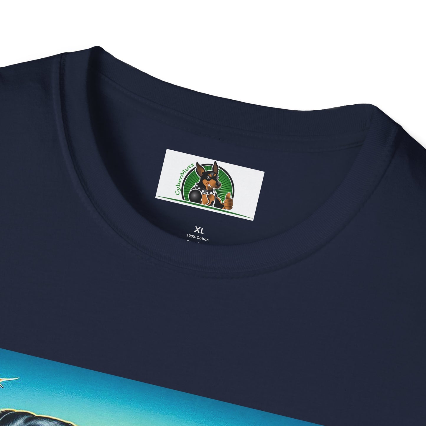 Dachshund car driving t shirt T-Shirt Printify