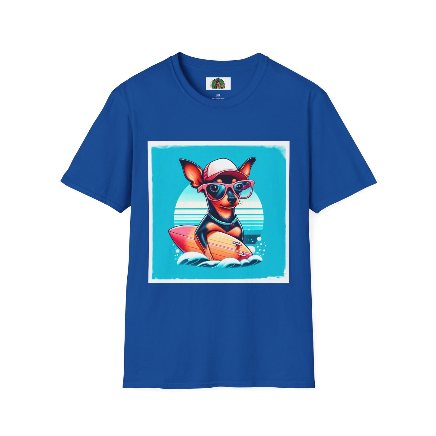 Min Pin T-Shirt small surfer T-Shirt Printify XS Royal