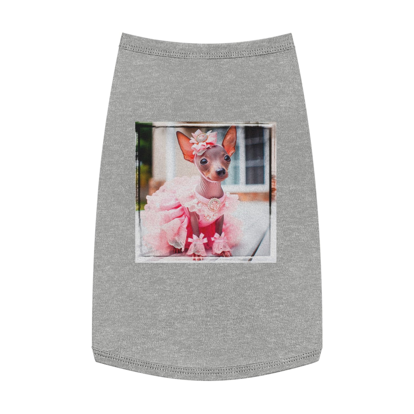 Mexican Hairless pink cutie shirt Pets Printify L Heather