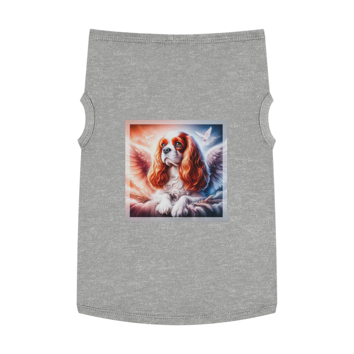 Pet Tank Top Cavalier King Charles Spaniel Angel Pets Printify XL Heather