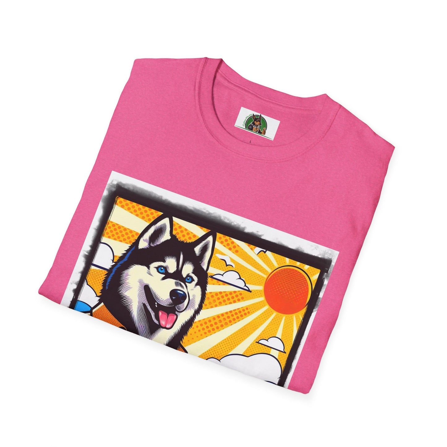 Husky beach day shirt