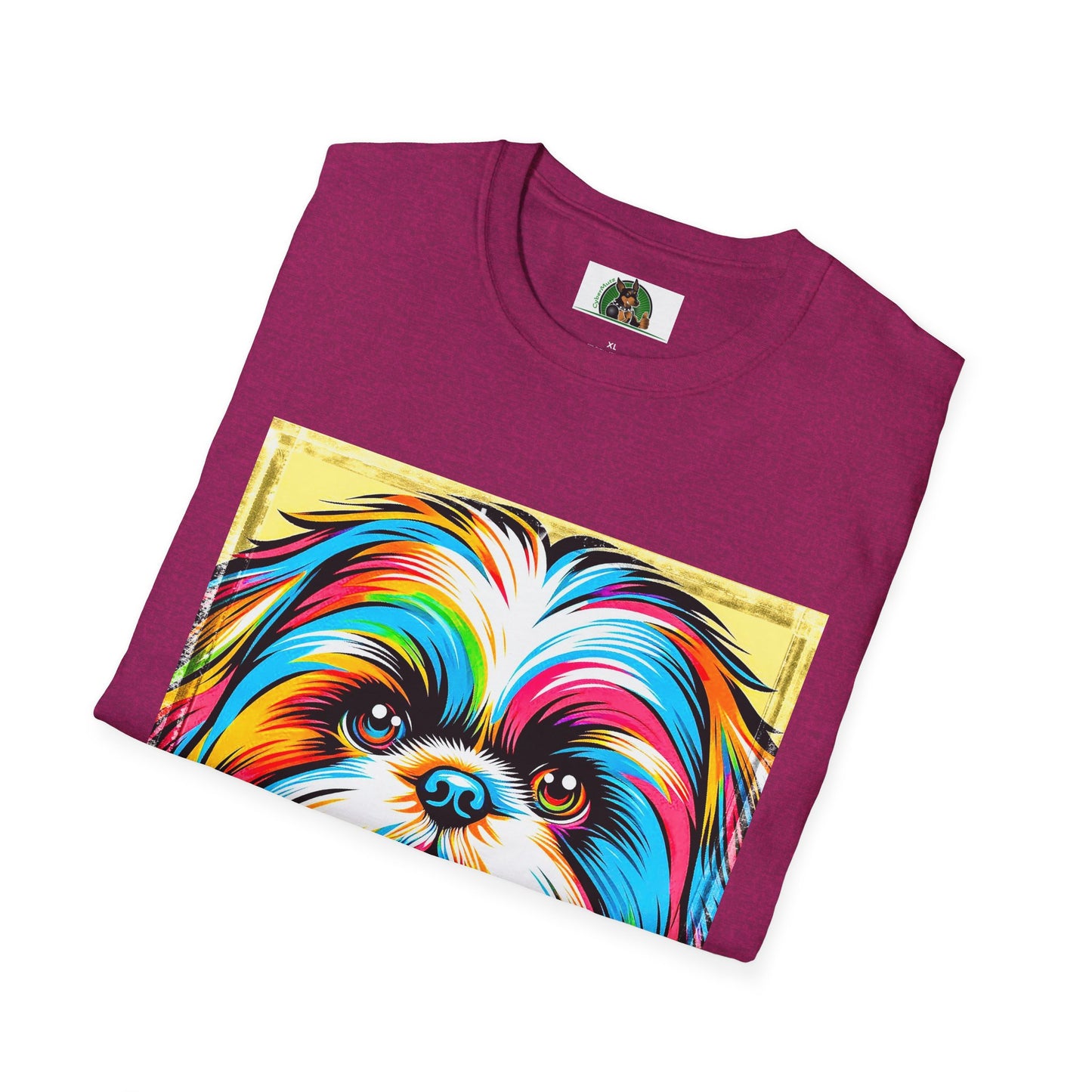 Shih Tzu colorful puppy shirt