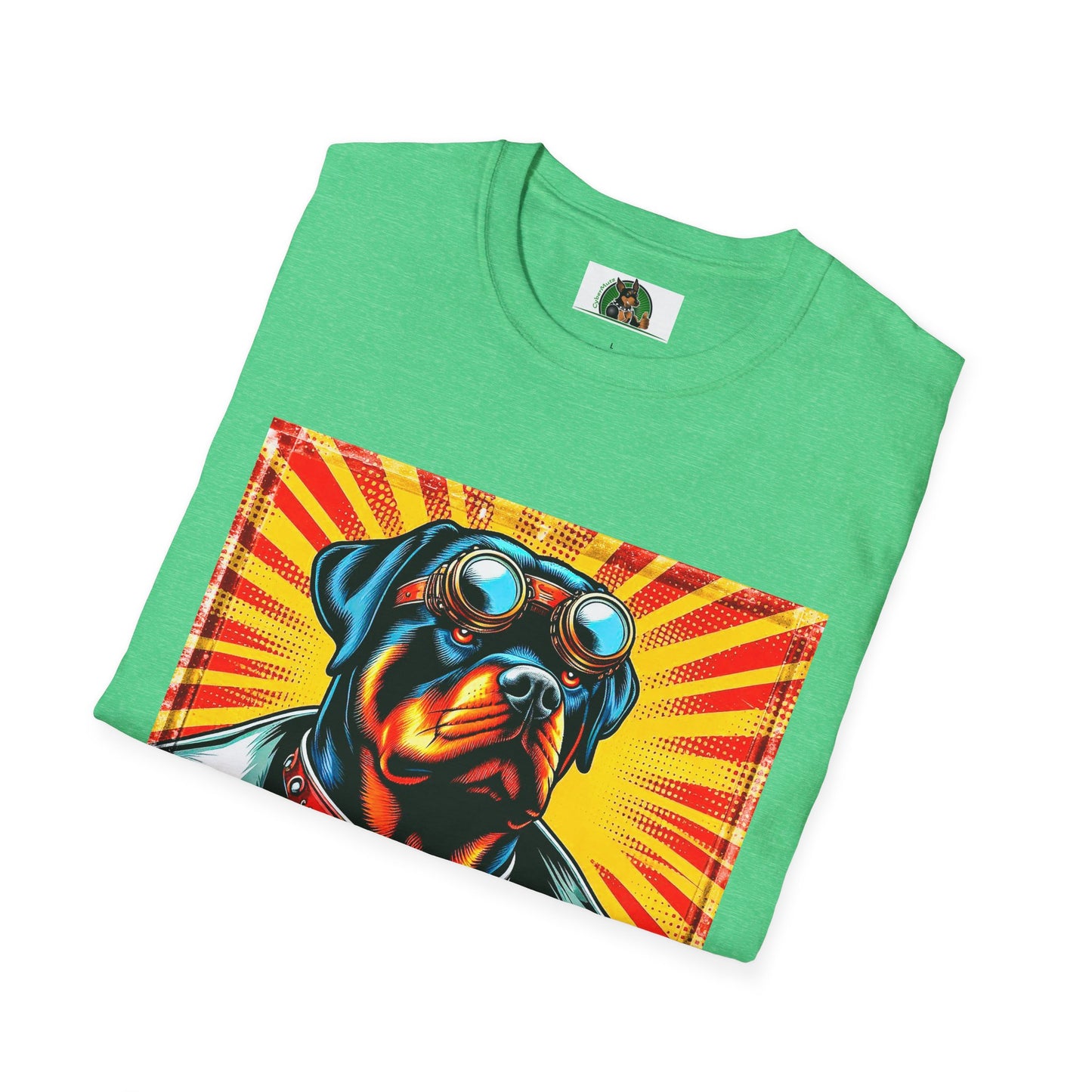 Rottweiler tough steam punk T-Shirt Printify