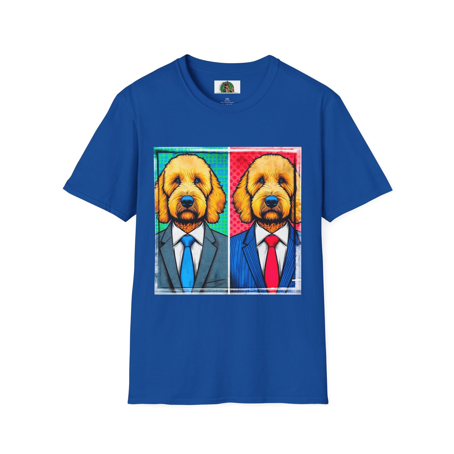 Golden Doodle colors businessmen T-Shirt Printify XS Royal