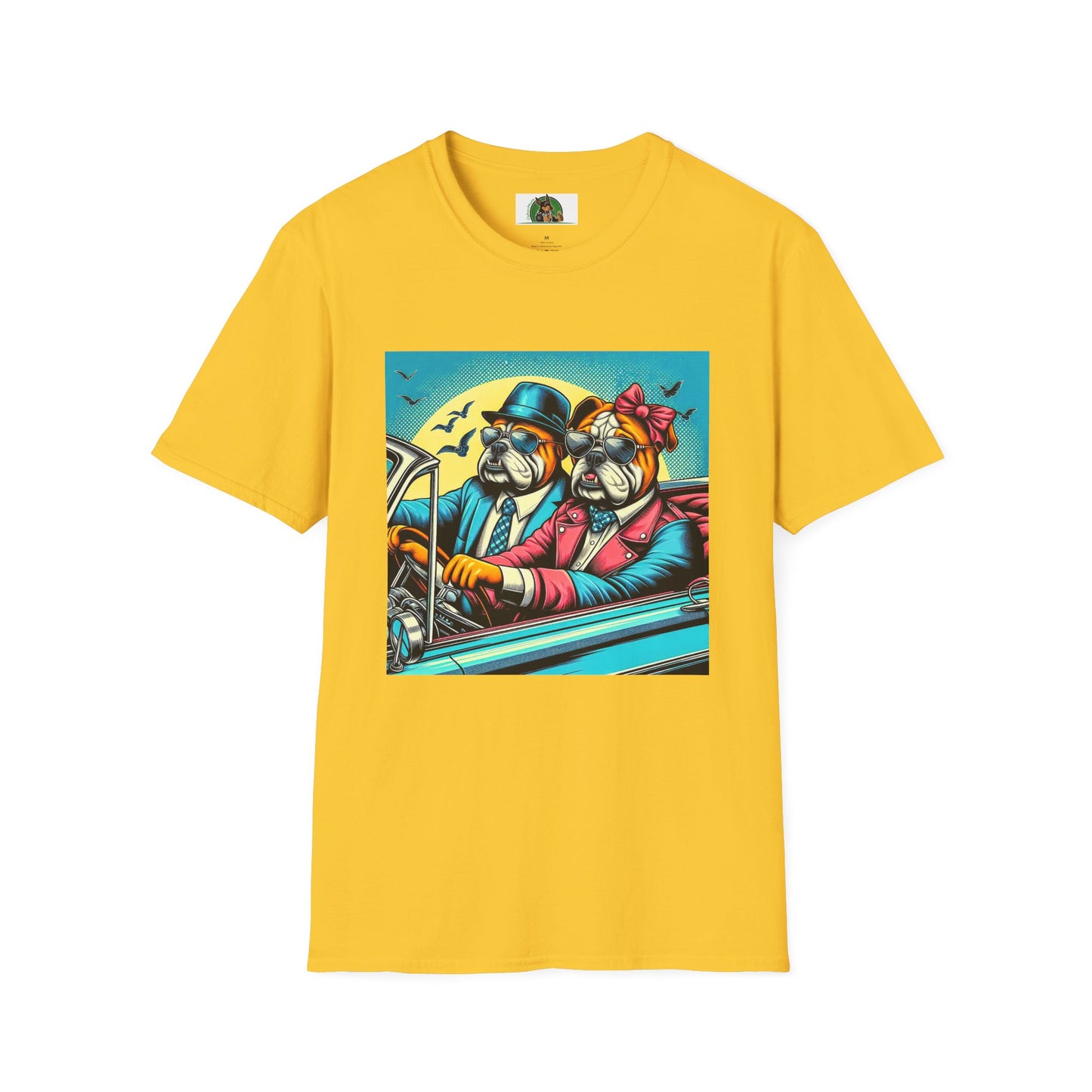 Wacky Bulldog couple t shirt T-Shirt Printify S Daisy