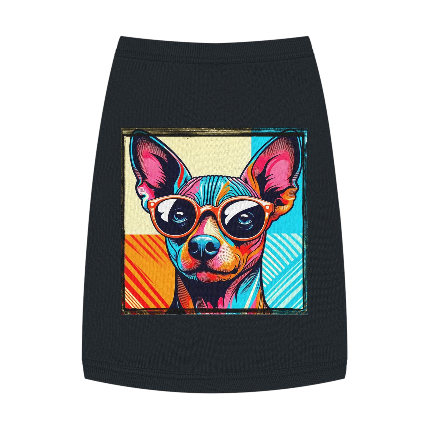 Mexican Hairless cool shades shirt Pets Printify M Black
