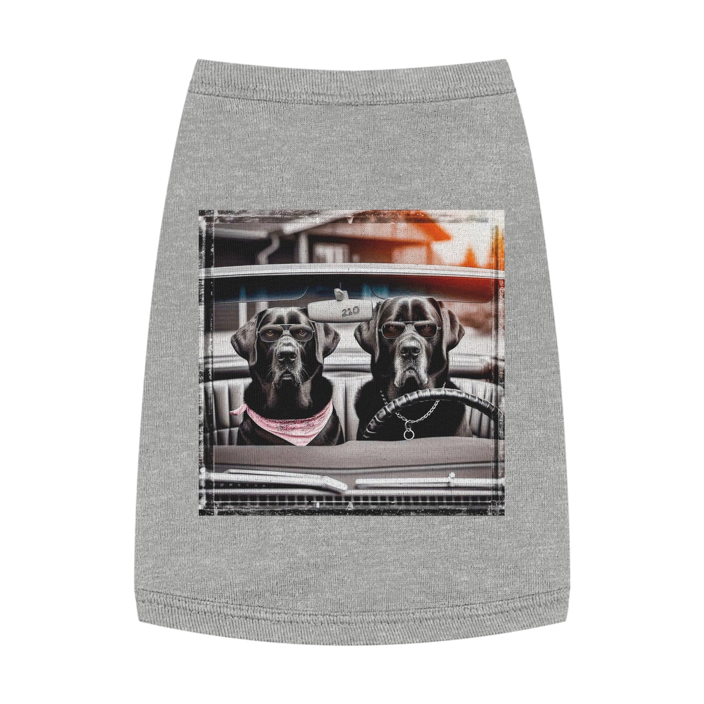 Labrador retriever fun couple shirt Pets Printify M Heather