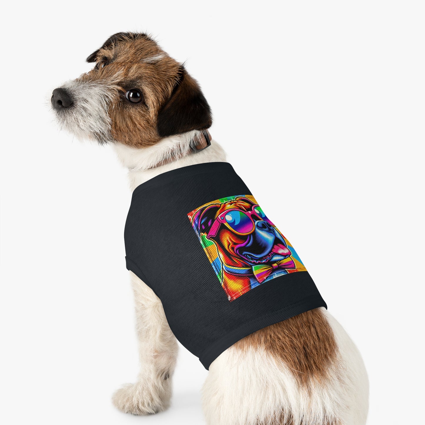 Pet Tank Top Boxer Pets Printify